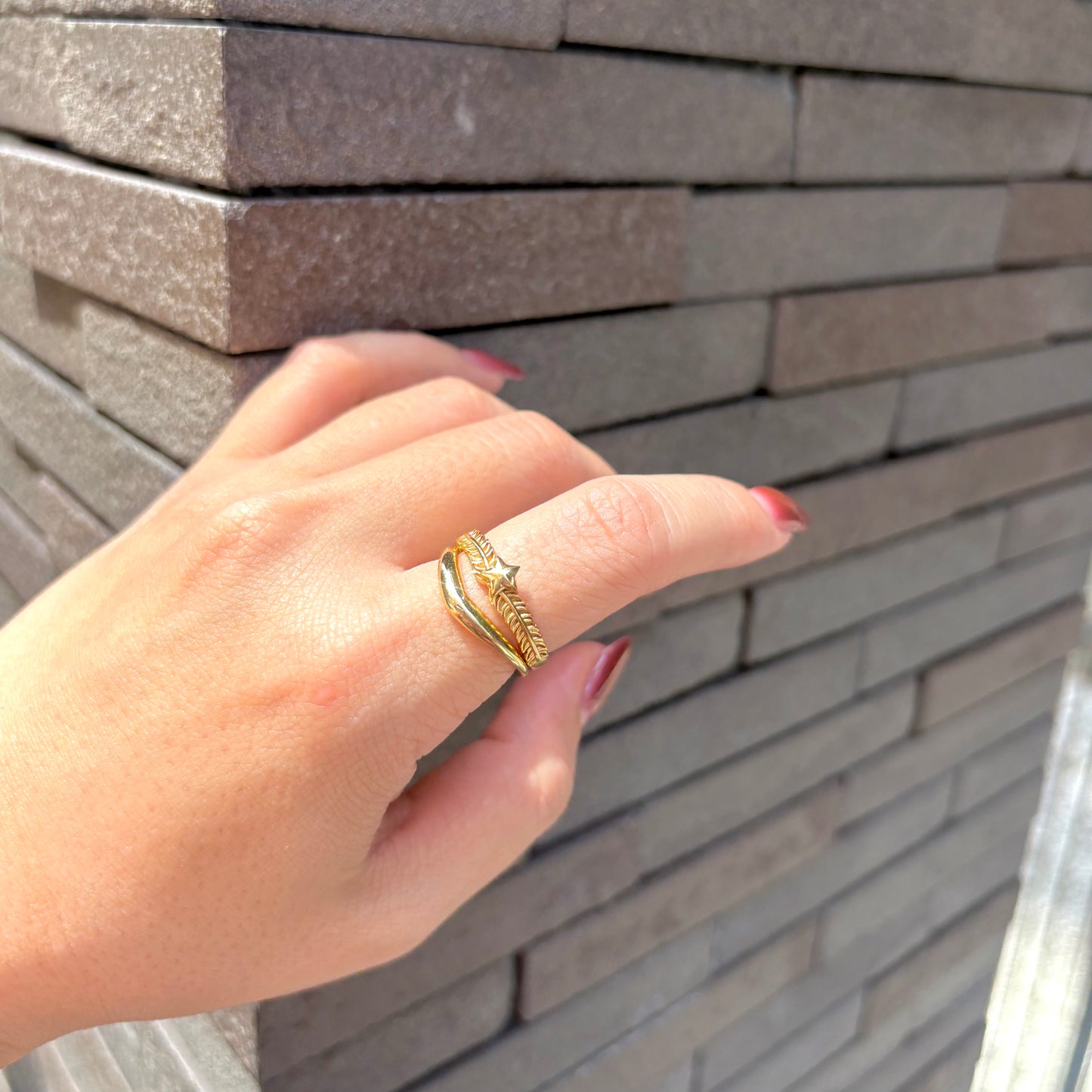 Brass plain ring 22