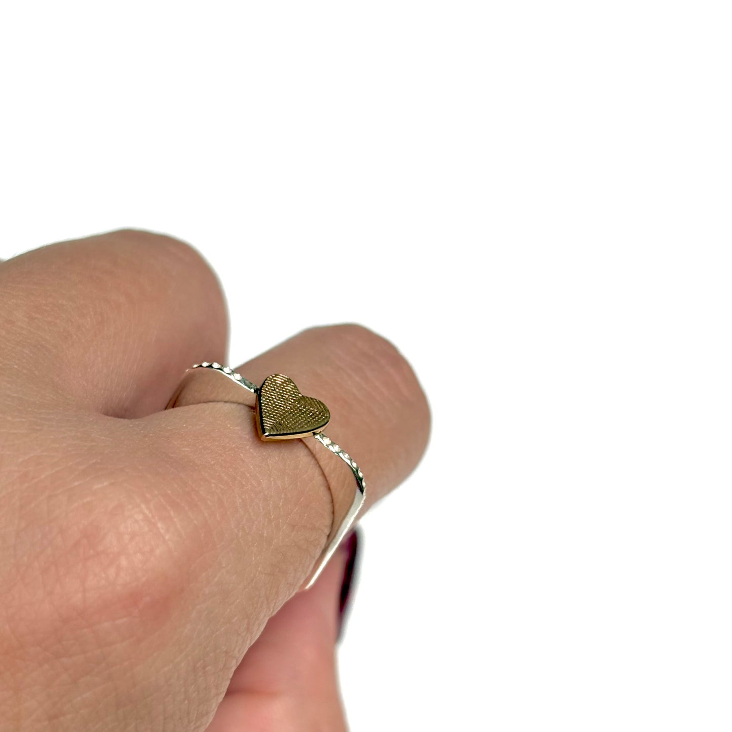 Heart plain ring 33