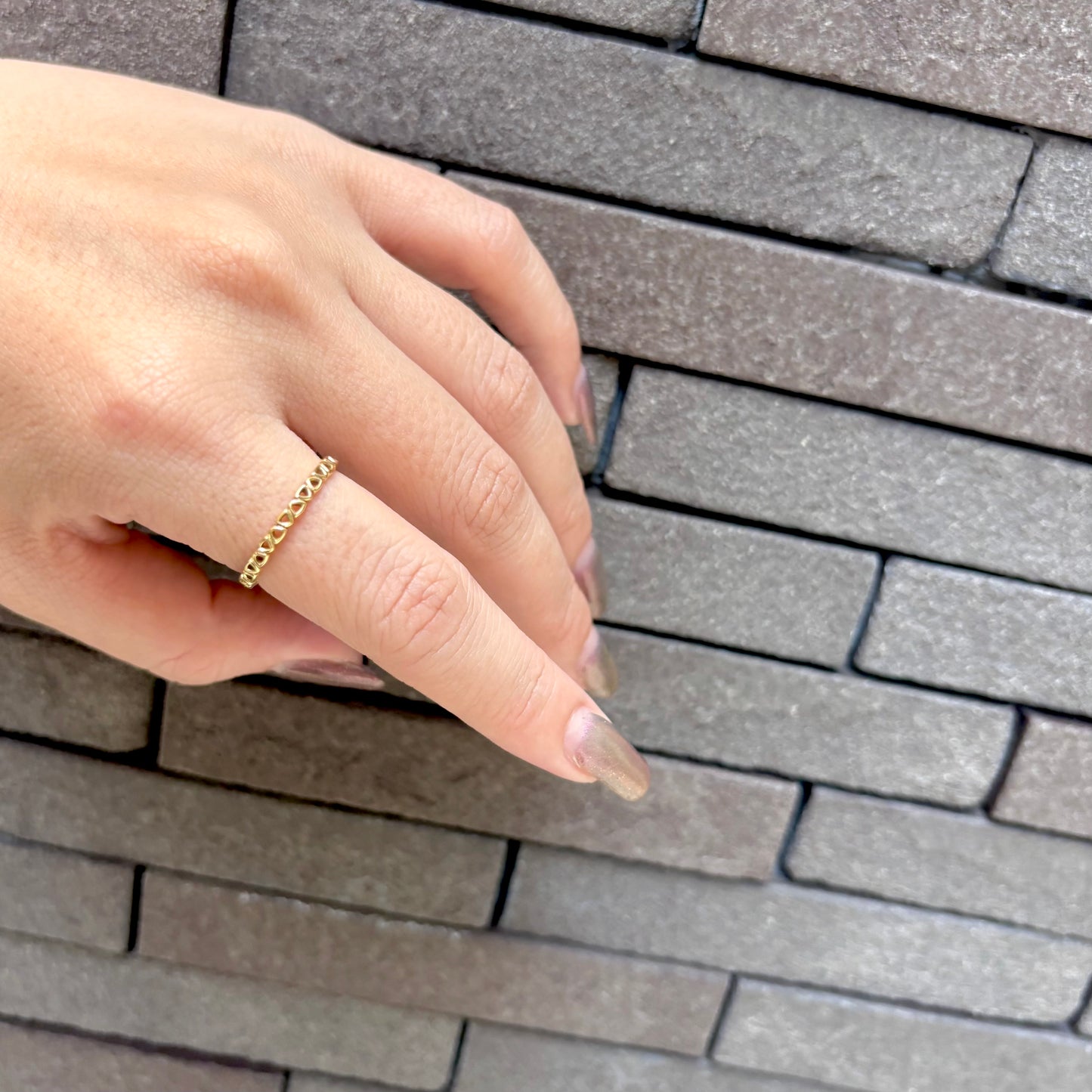 Brass plain ring 24