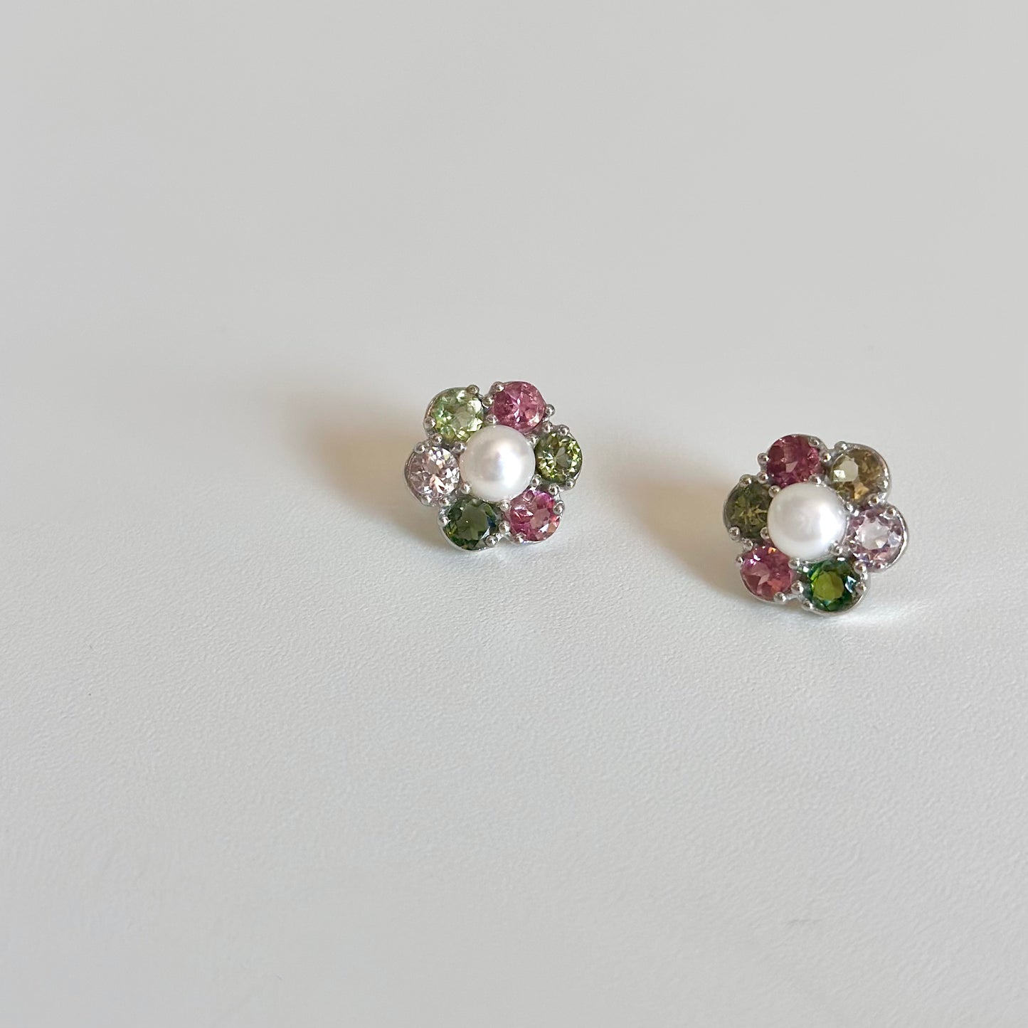 【poco】Multi tourmaline pierce