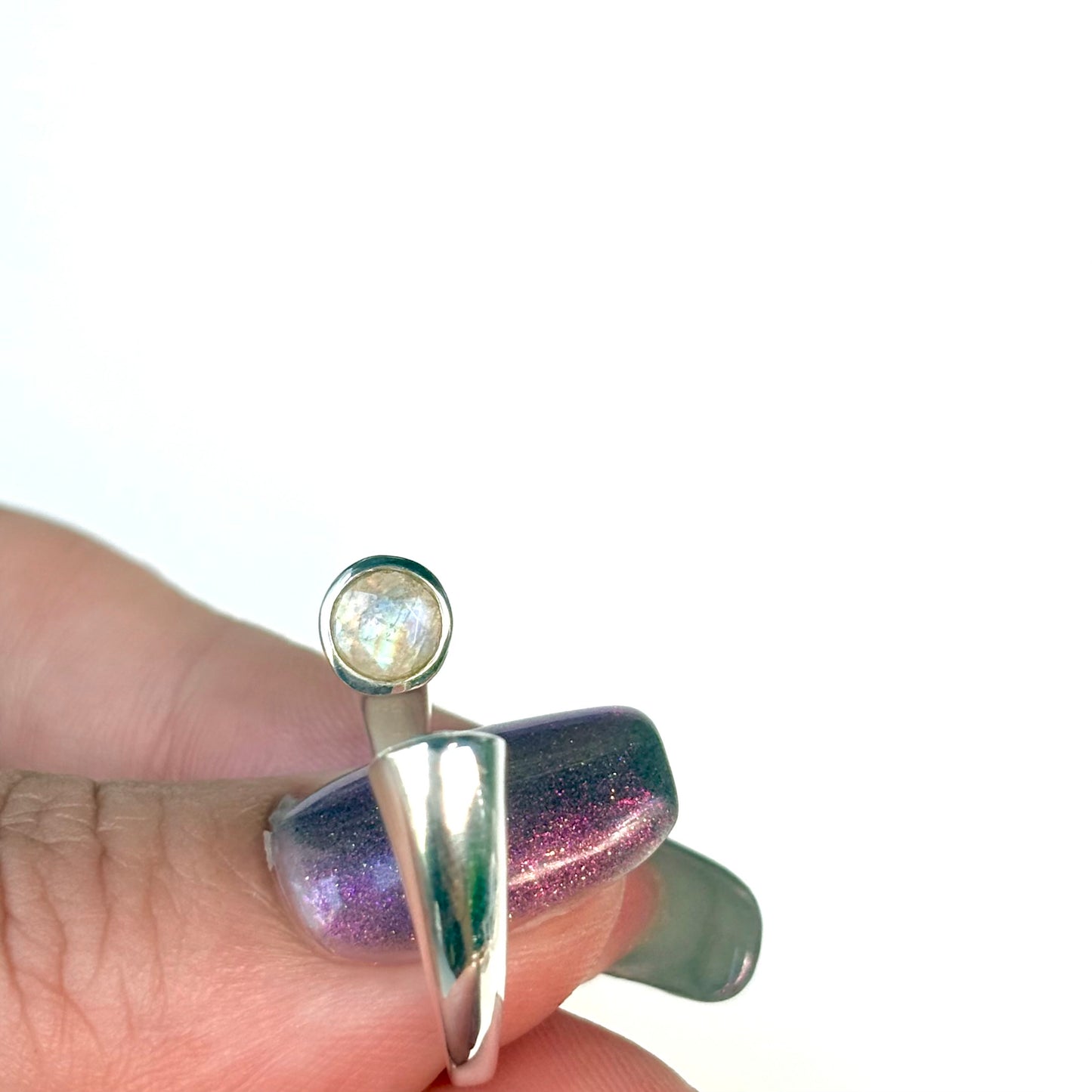 Silver925 2stone ring 19