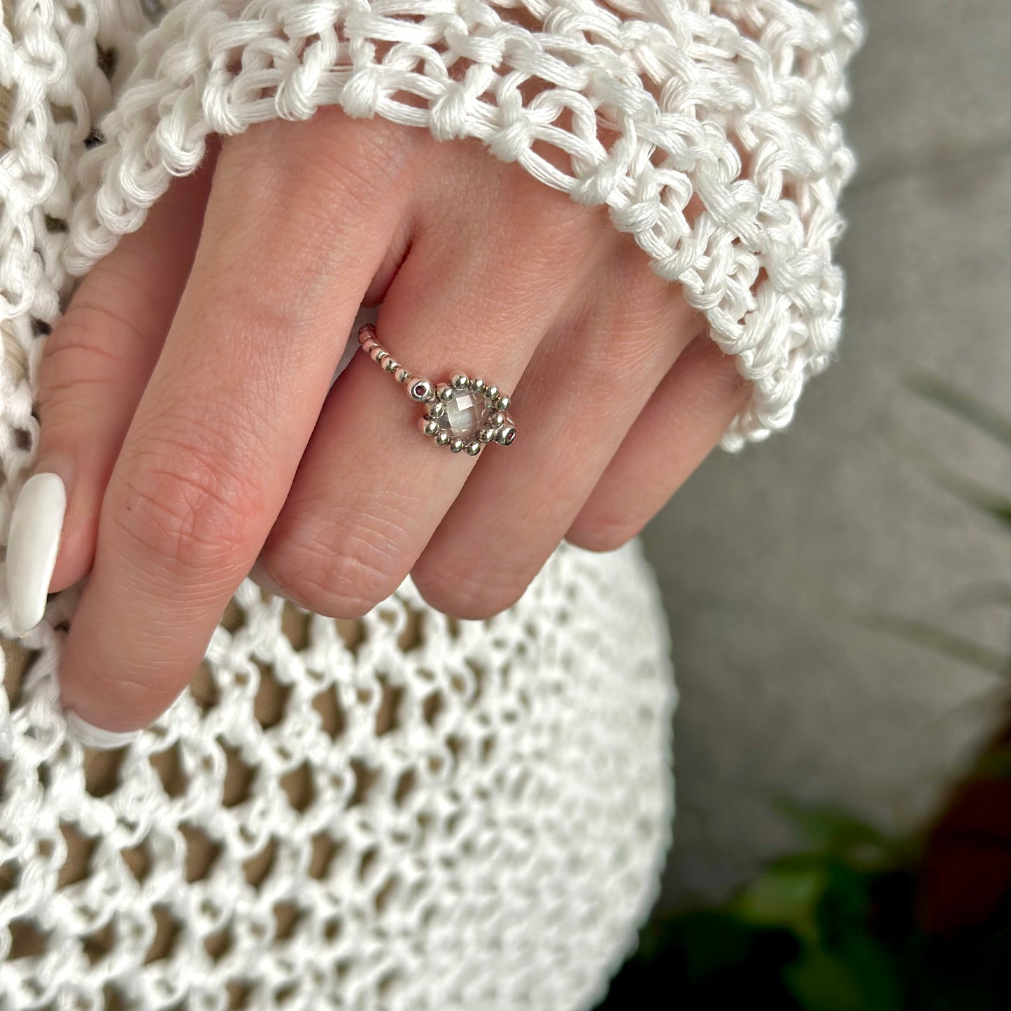 【Bijumam poco】Silver925 tsubu design ring