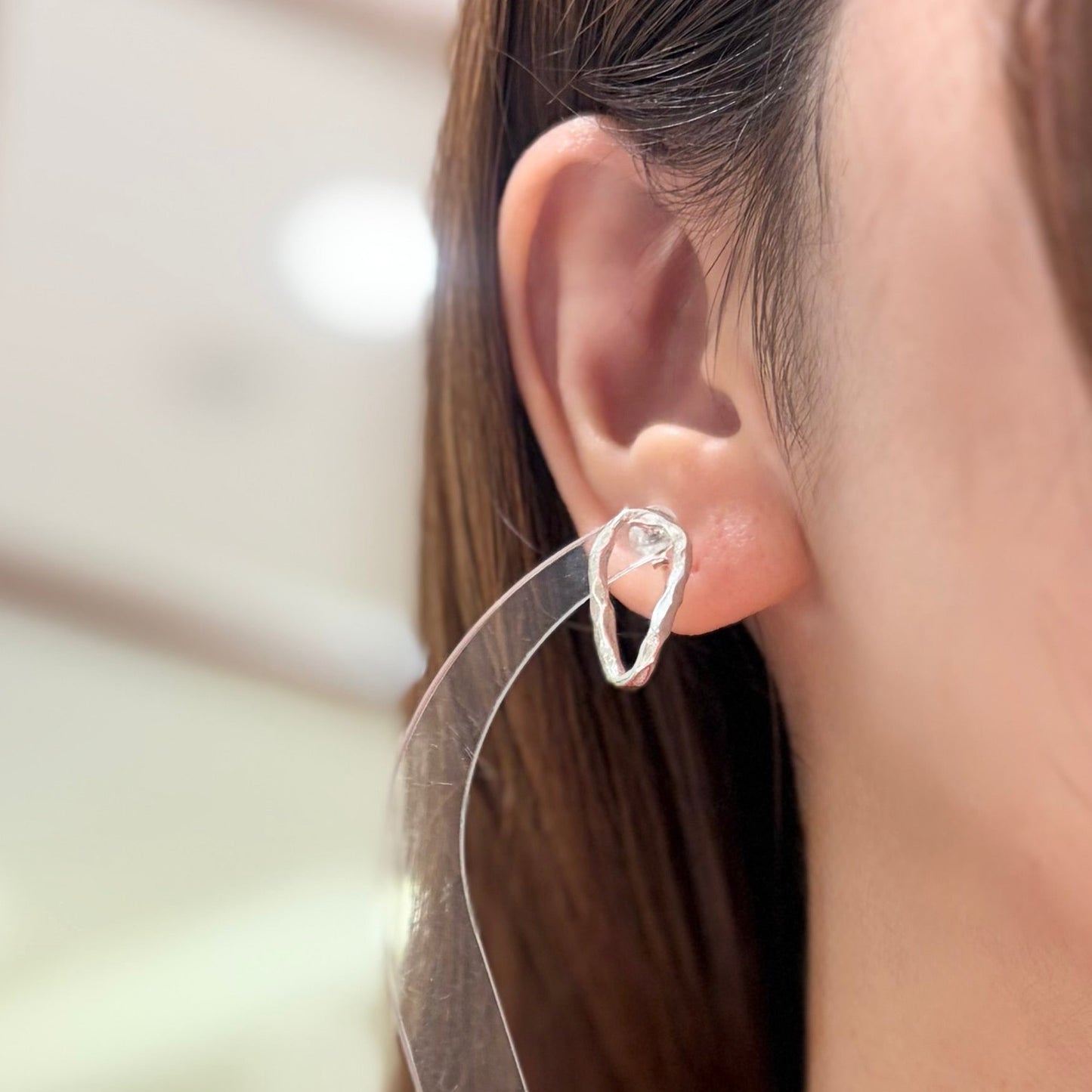 Silver925 plain pierce
