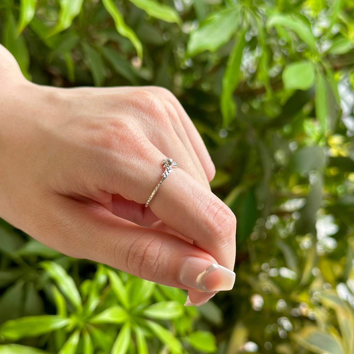 Silver925 plain ring 59