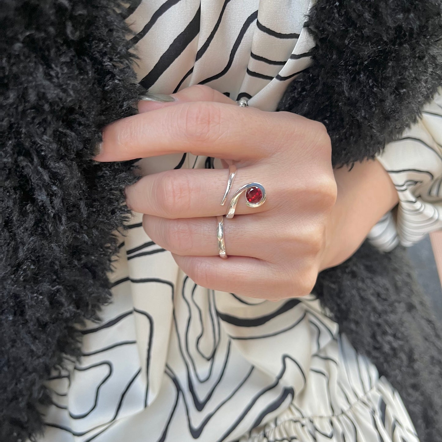 Silver925 design ring 37