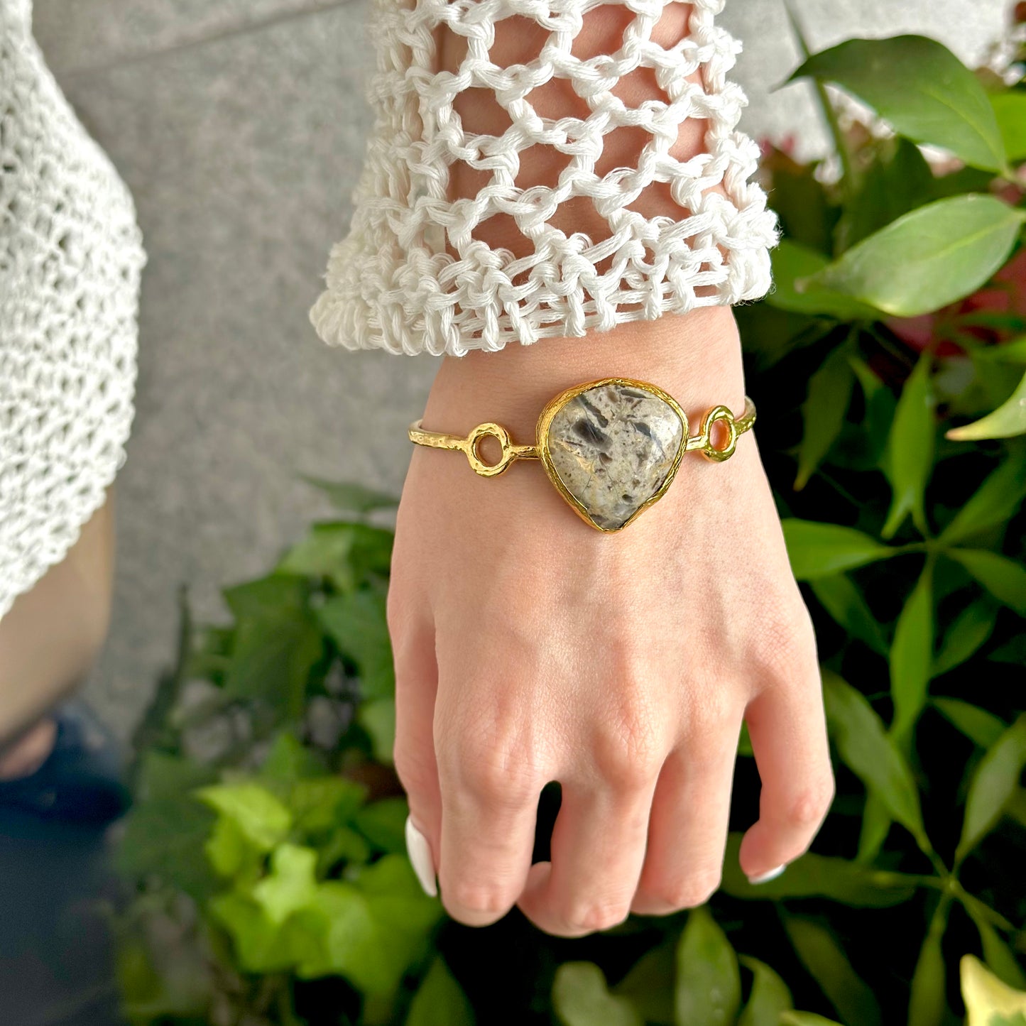 Brass design bangle