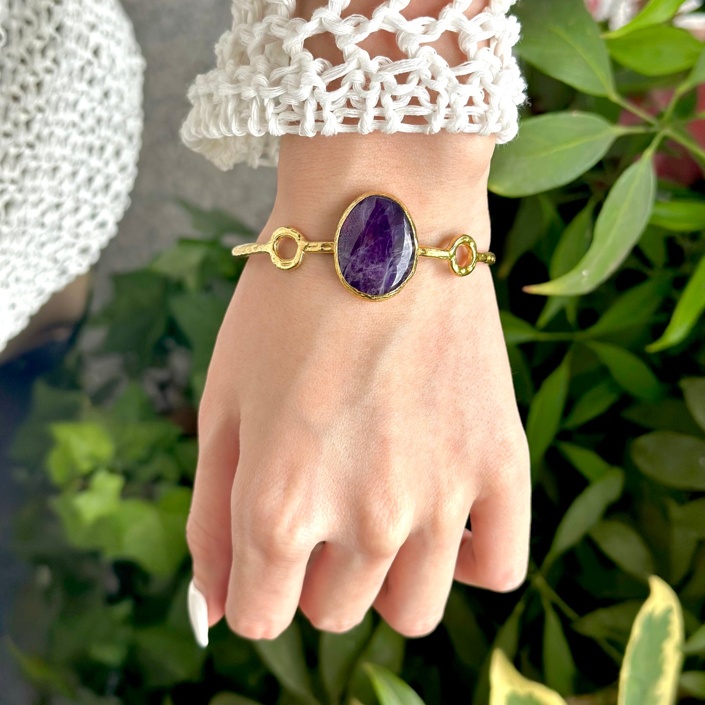 Brass design bangle