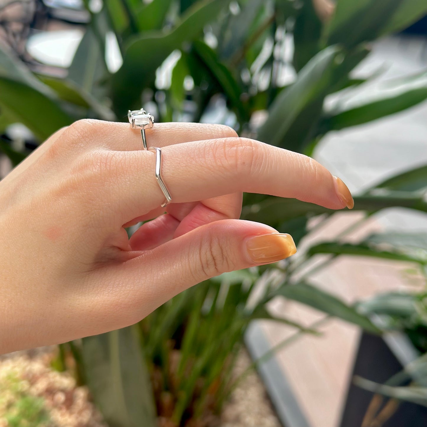 Silver925 plain ring 50