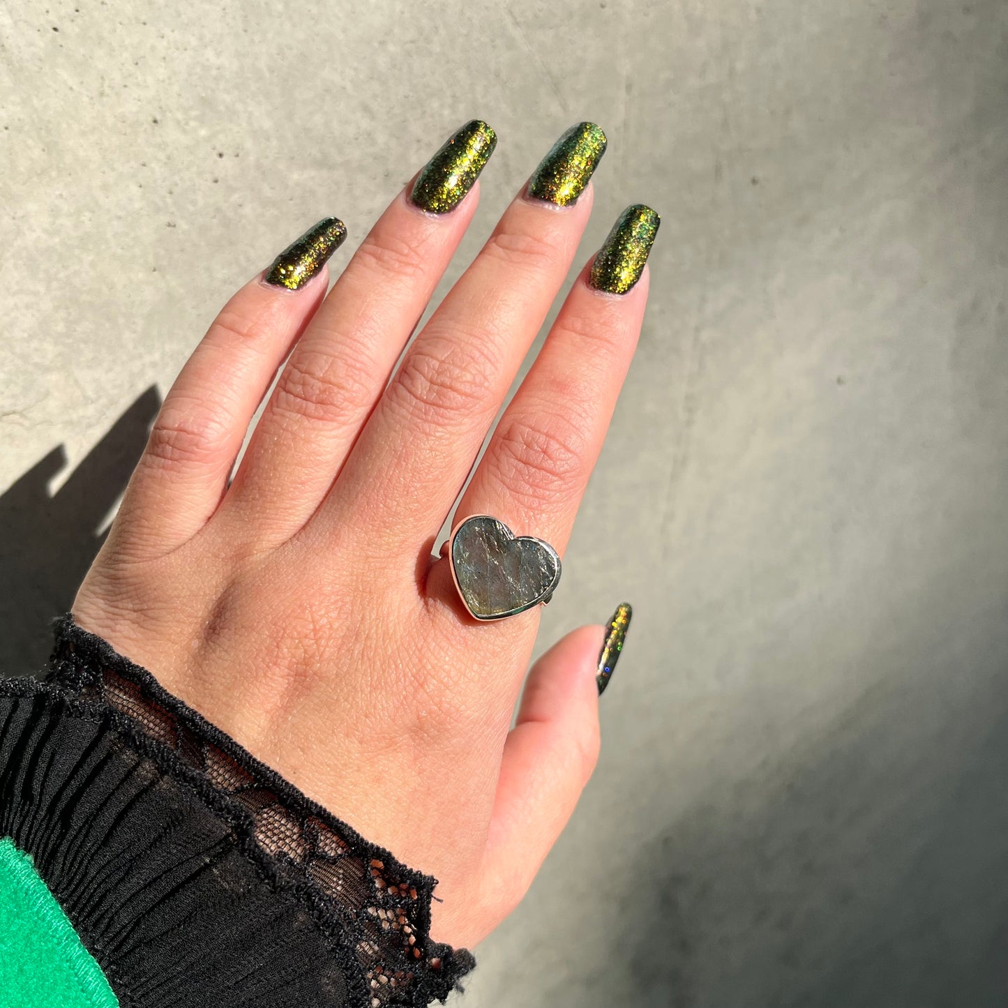 Heart design ring 11