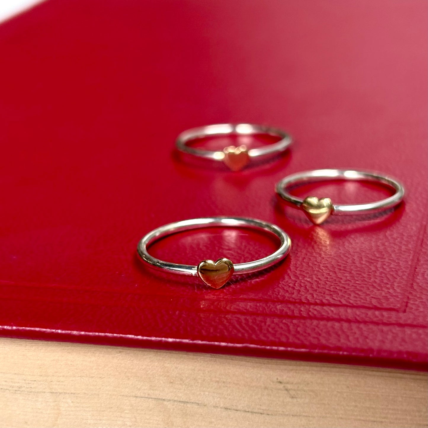 Heart plain ring 32