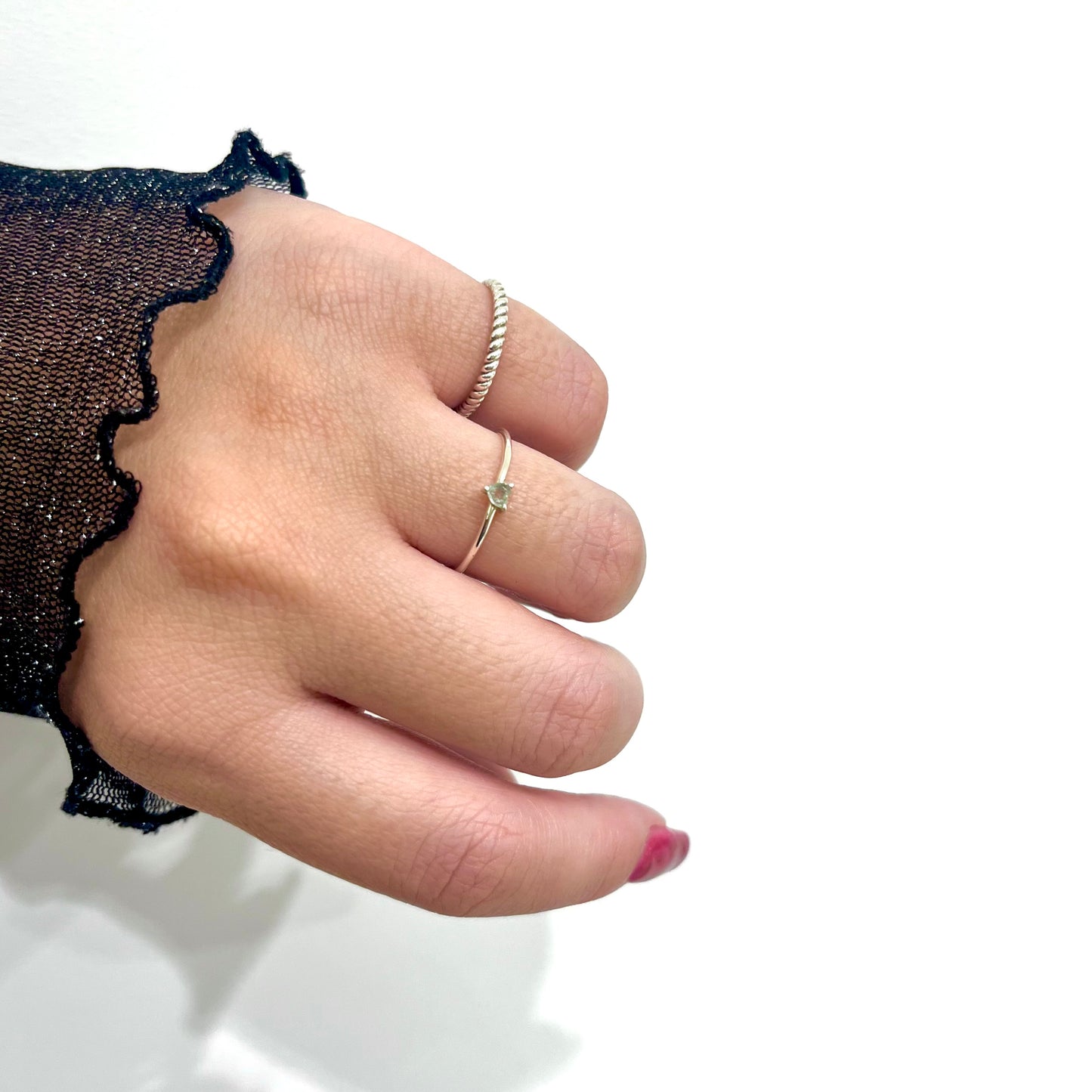 Silver925 Heart petit ring 1