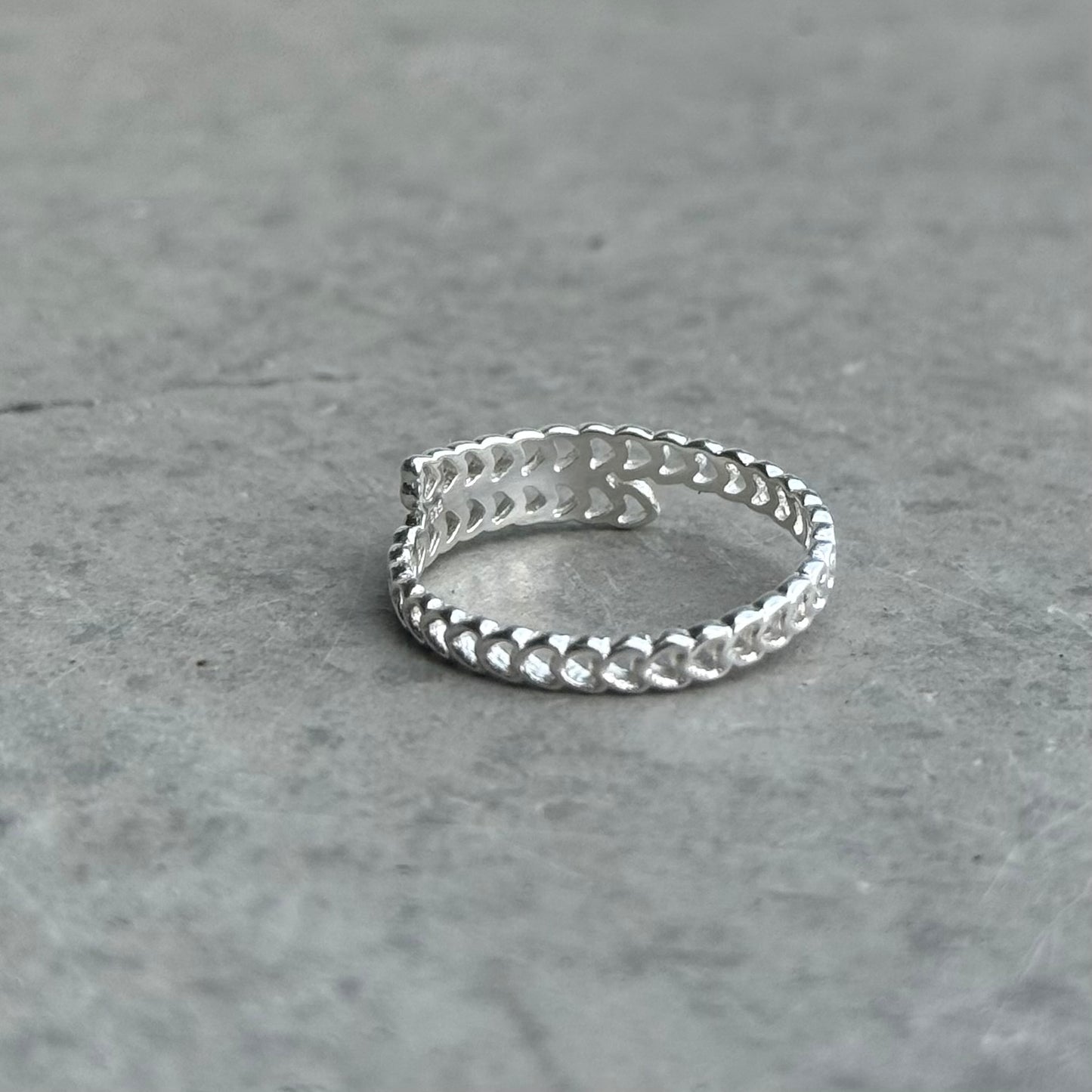Heart plain ring 77