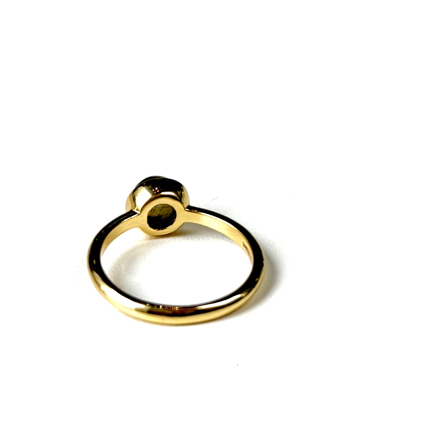 Brass 1stone ring