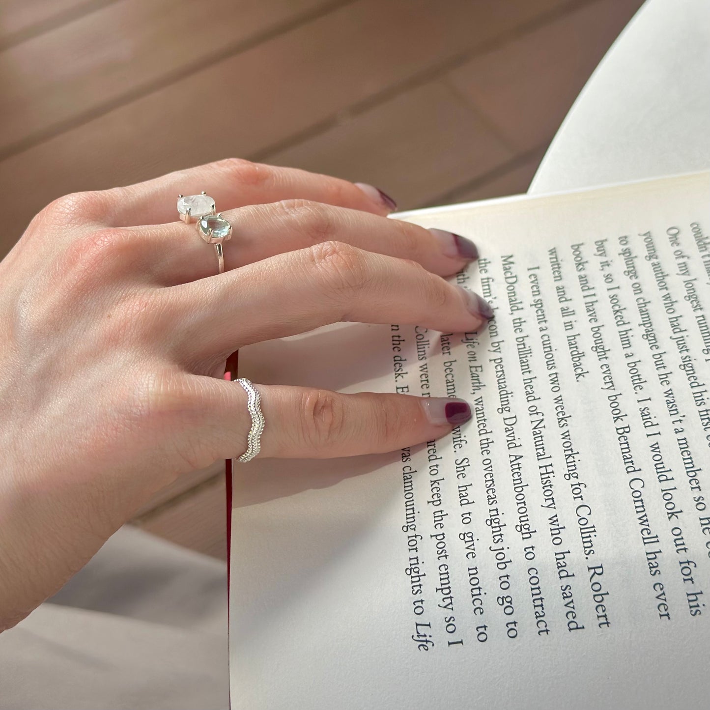 Silver925 plain ring 52