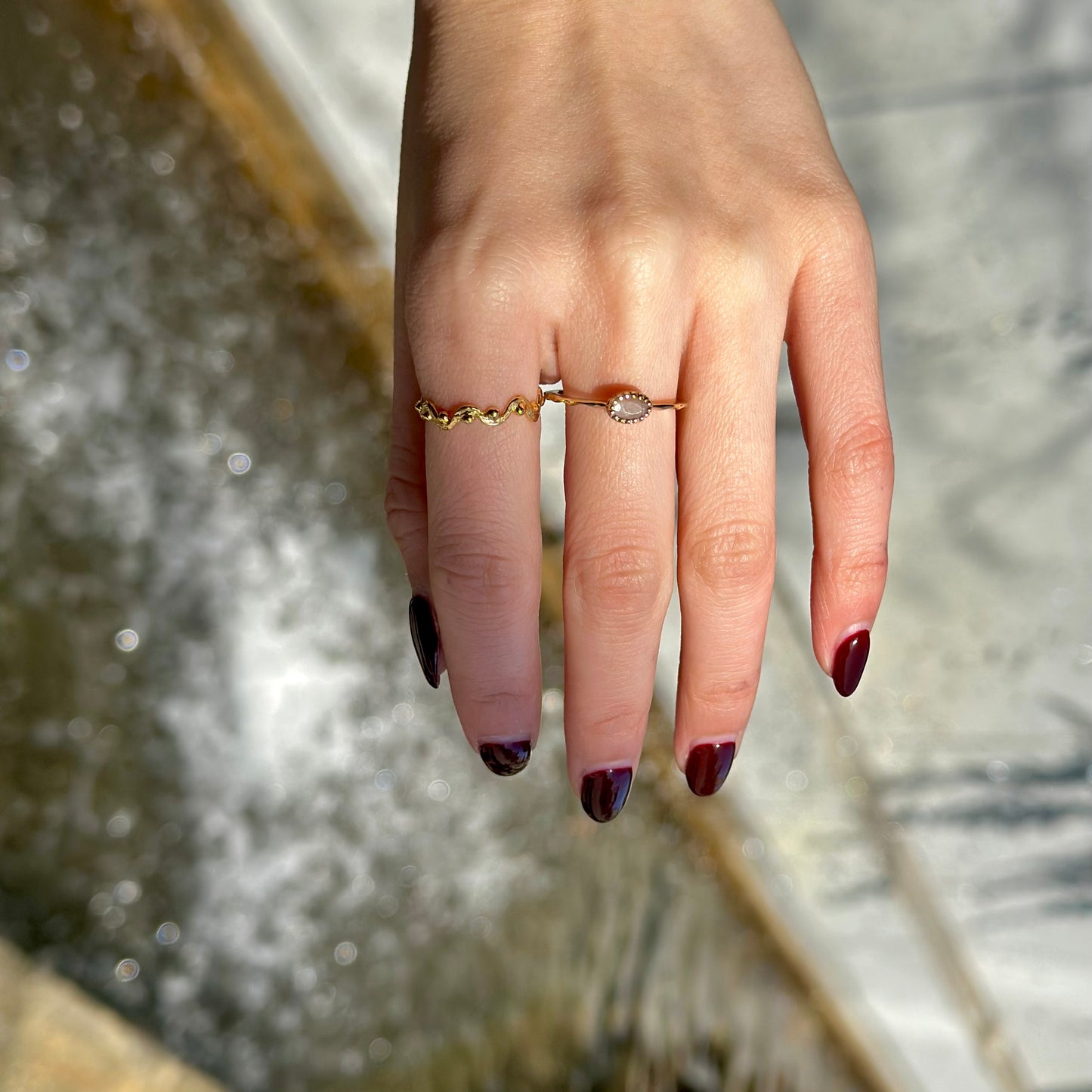 Brass petit ring 50