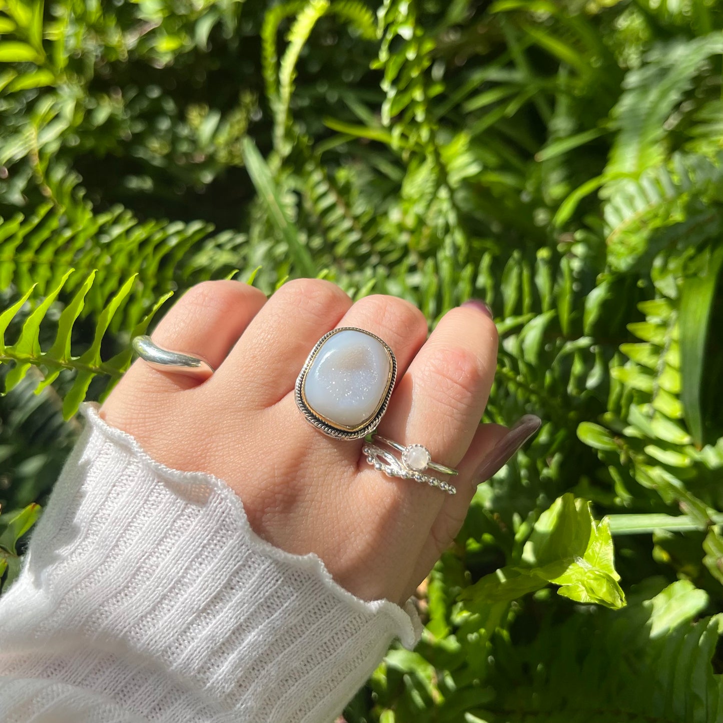 Window druzy ring 2