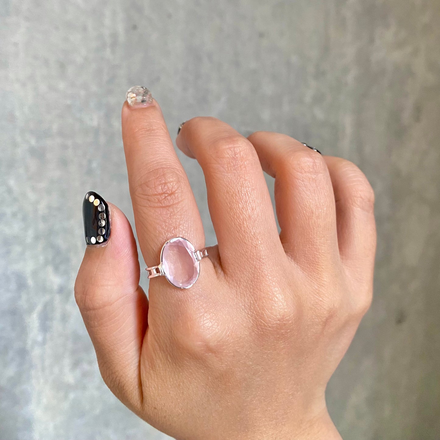 Silver925 1stone ring 9
