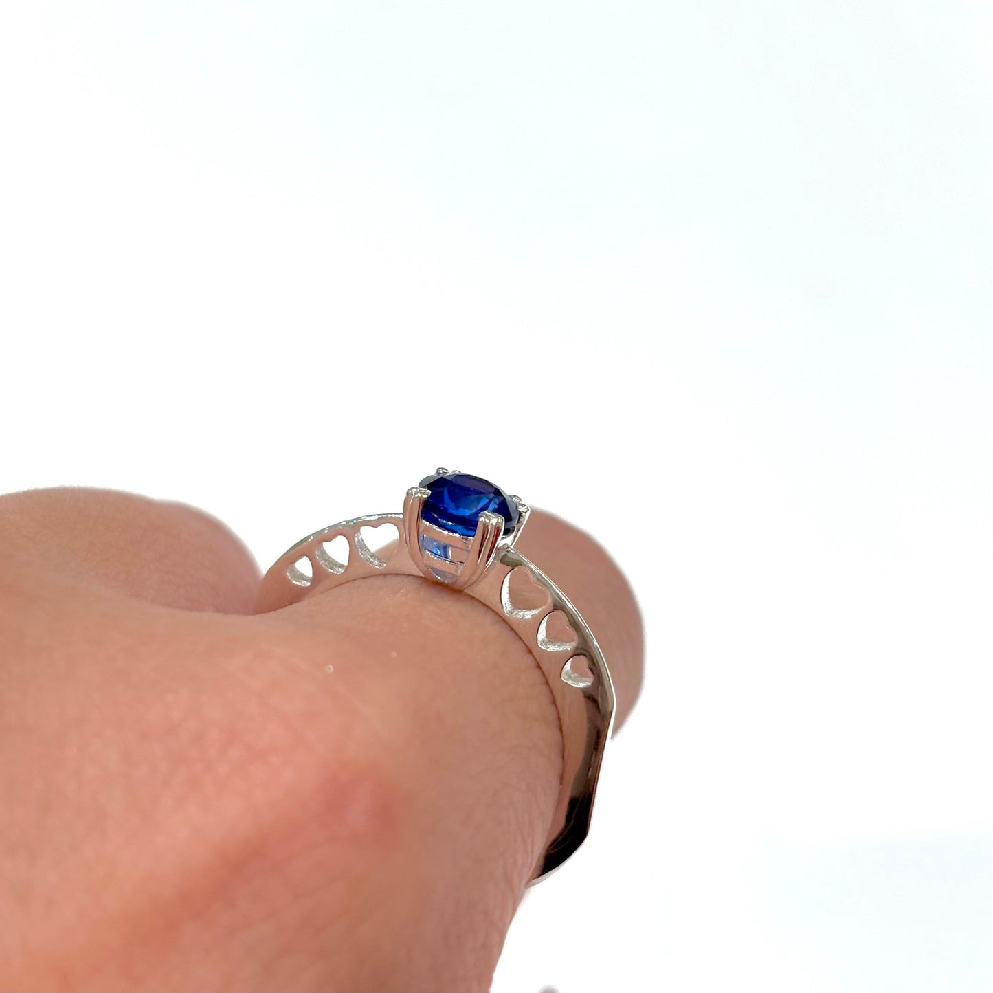 Heart design ring 〈Kyanite〉