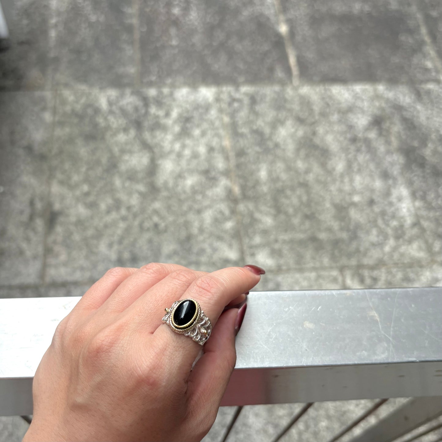 Connect ring〈 Black 〉