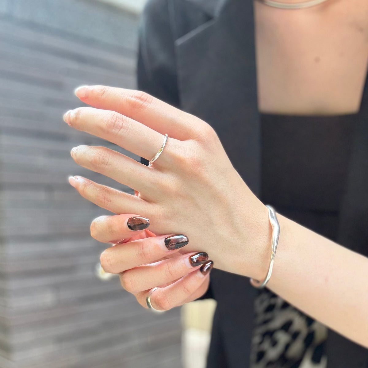 Silver925 plain ring 48