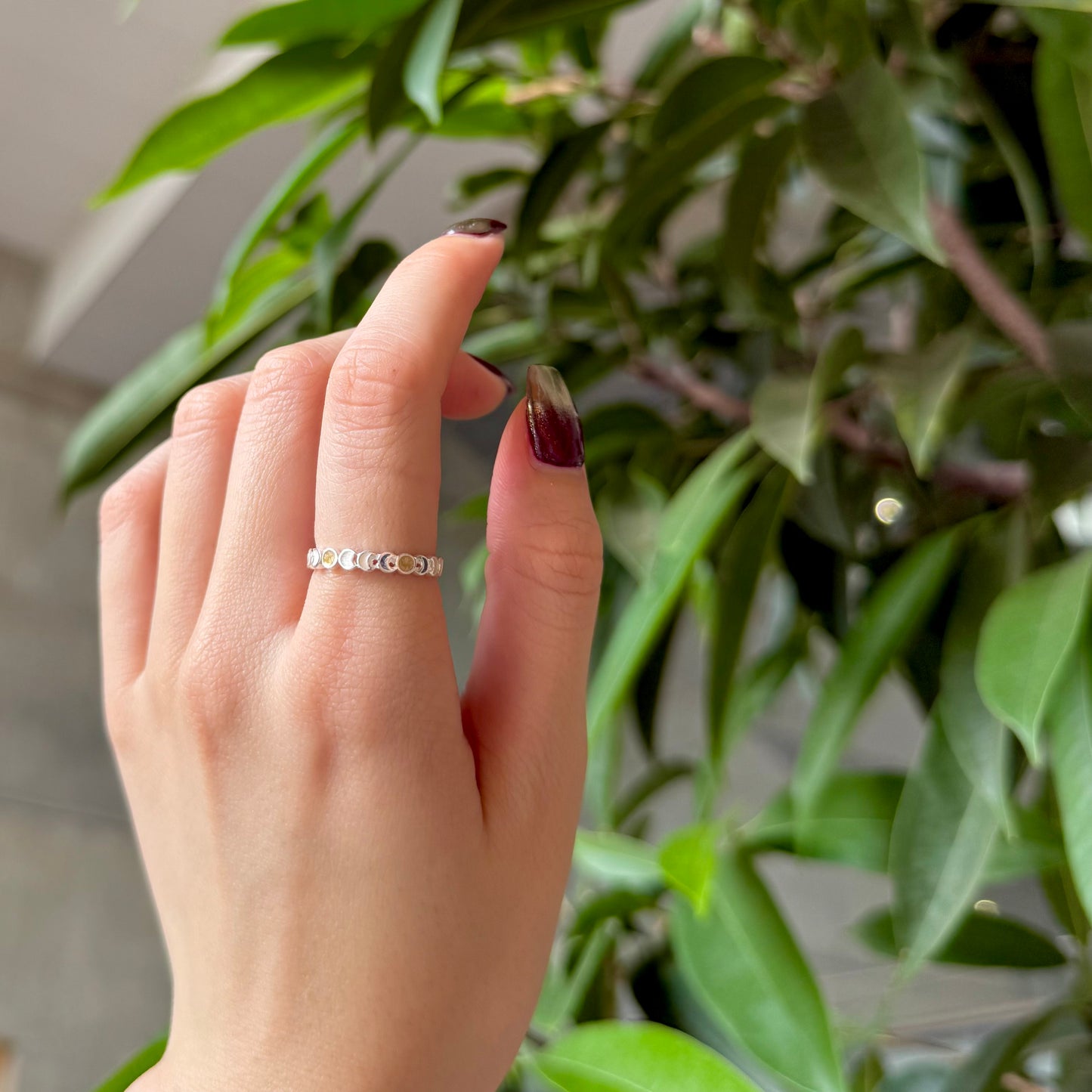 【オンライン先行】Moon enamel ring 3