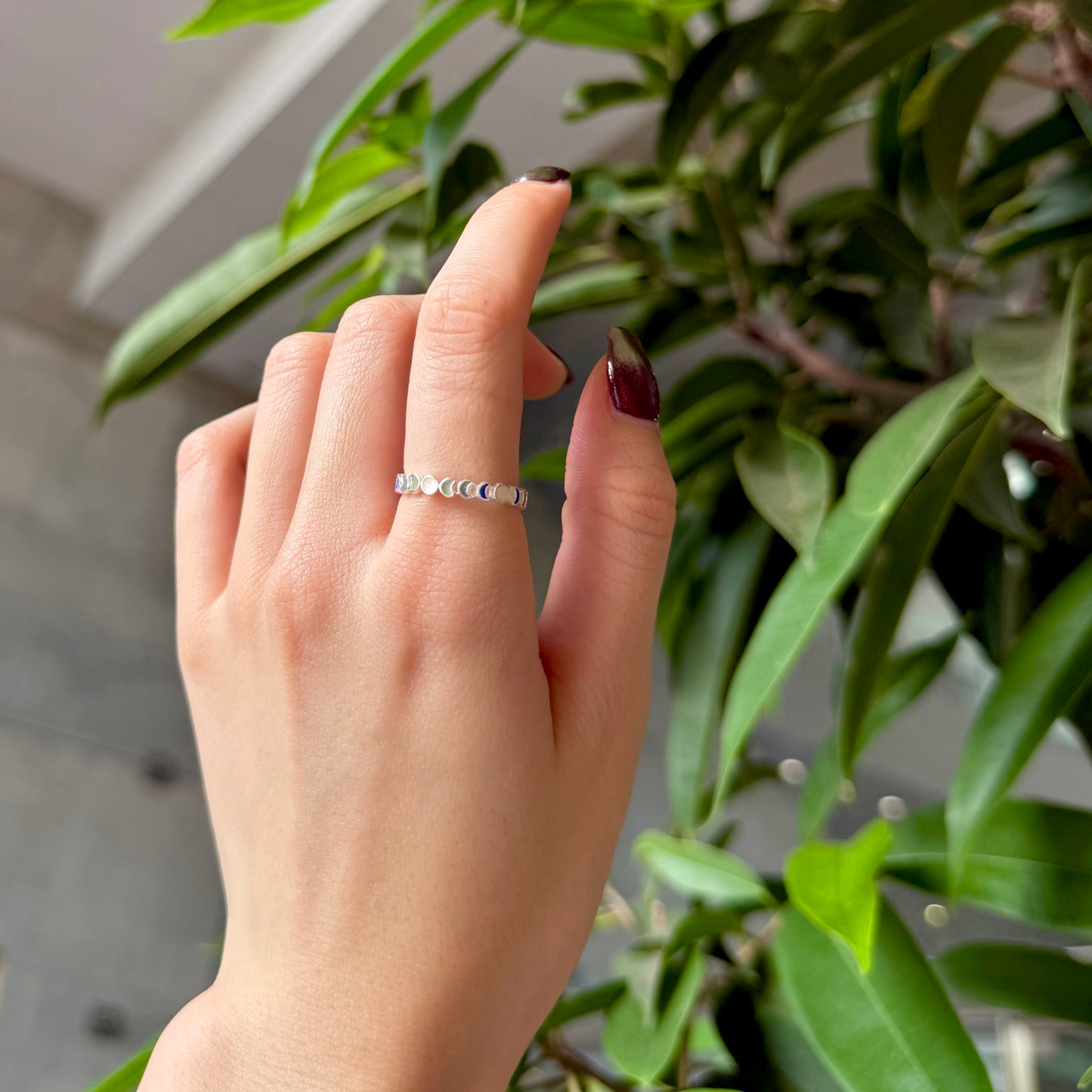 【オンライン先行】Moon enamel ring 1