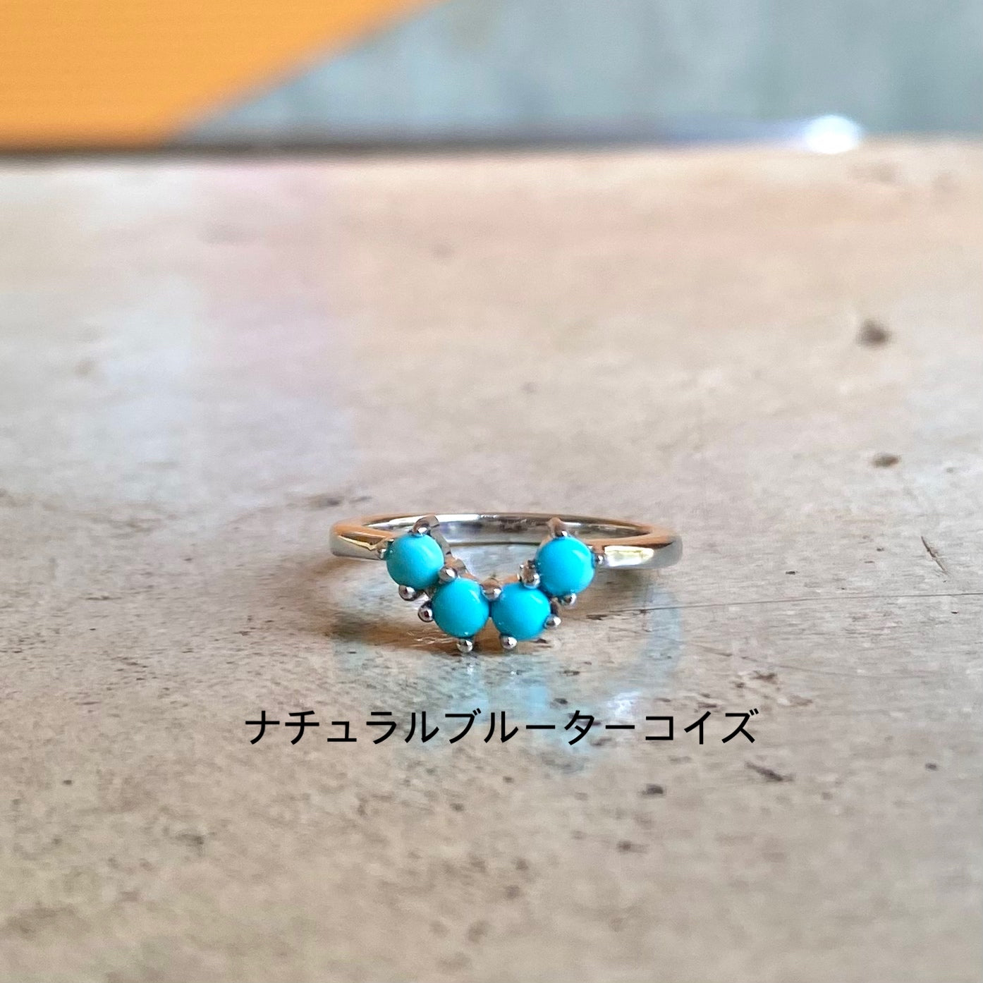Silver925 4stone ring
