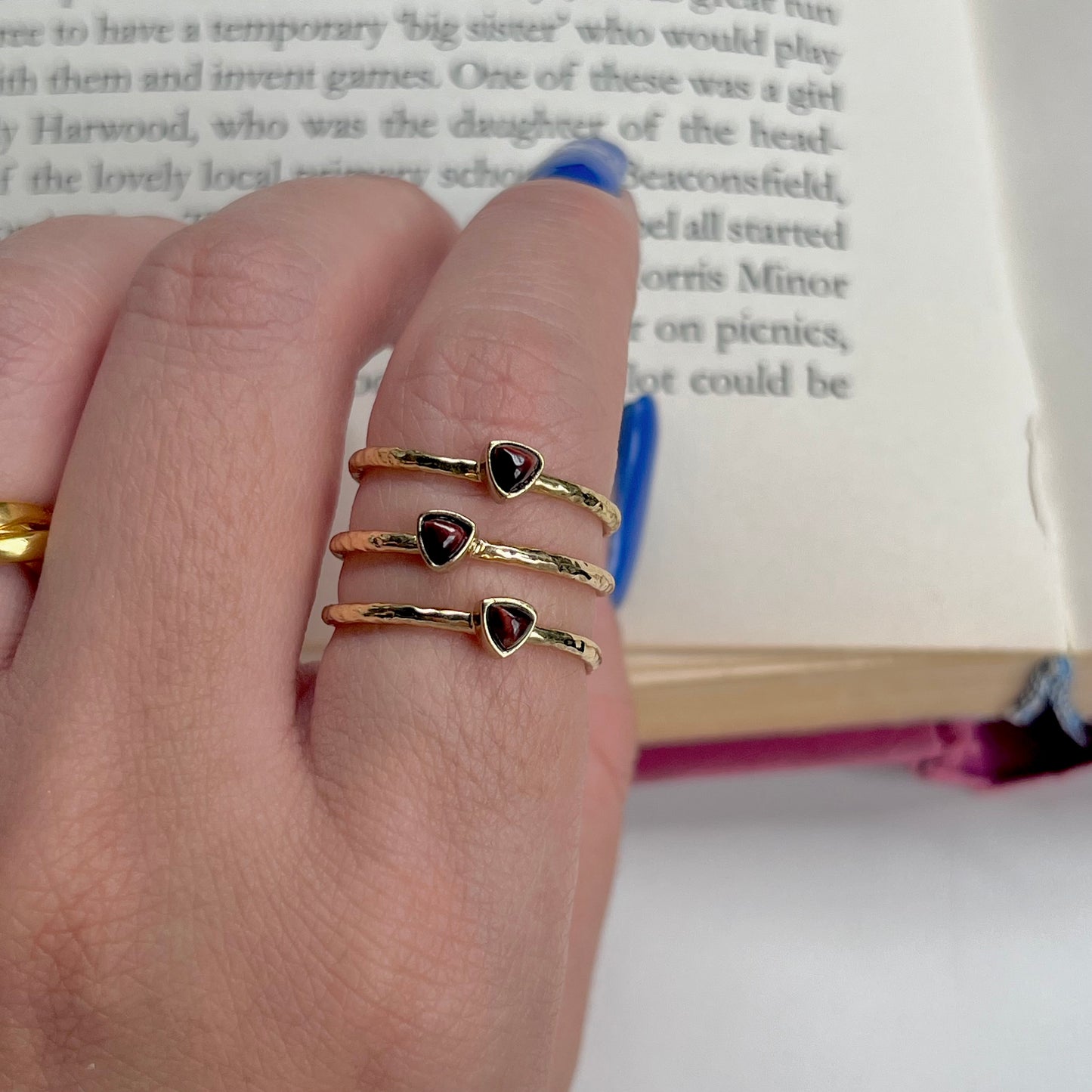 Brass petit ring 34