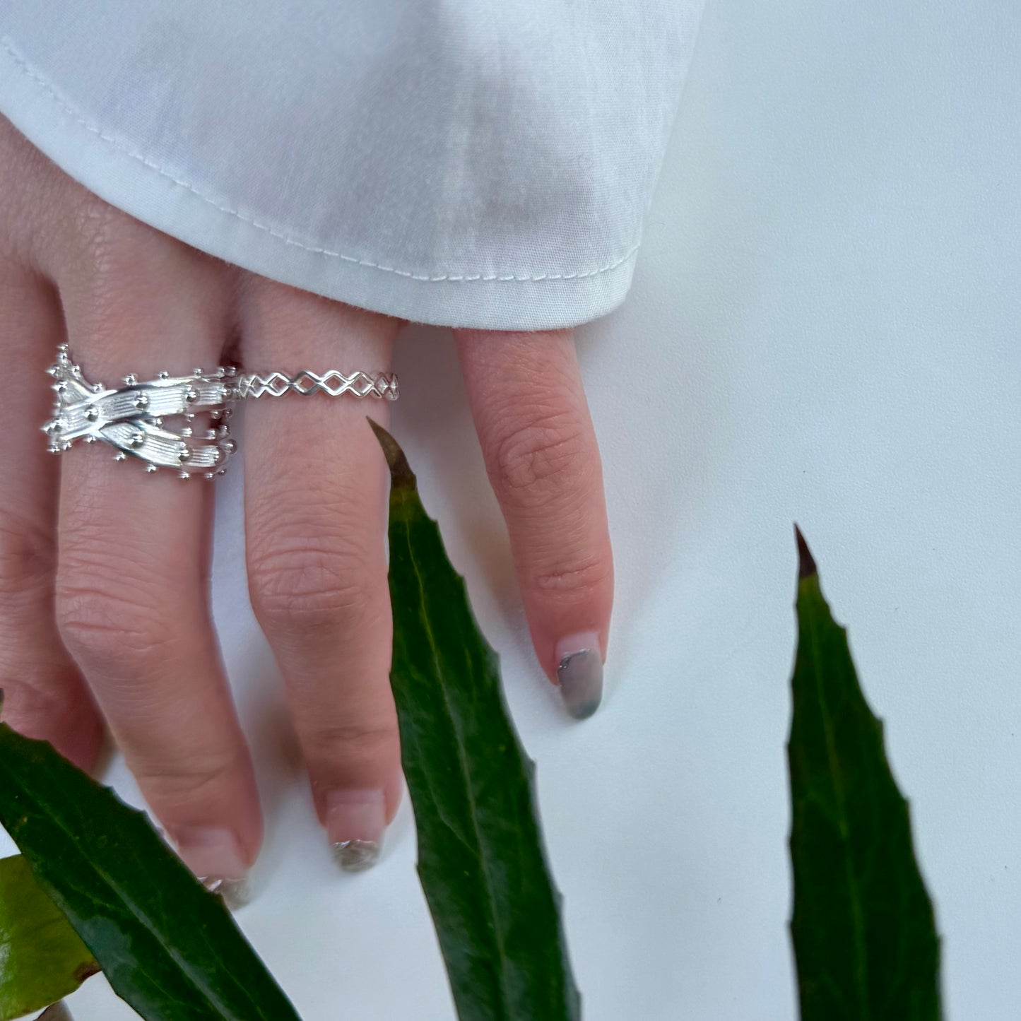 Silver925 plain ring 118