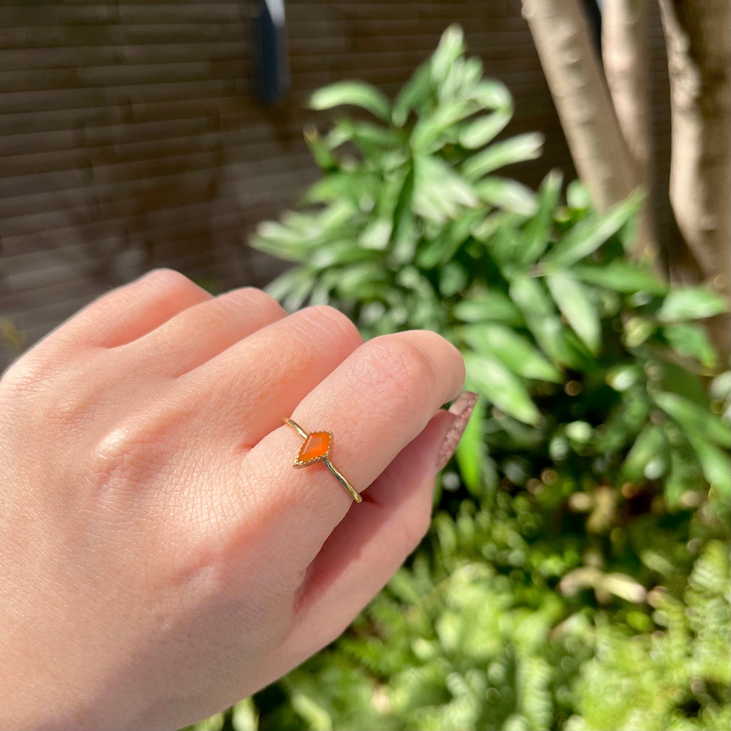 Brass petit ring 66