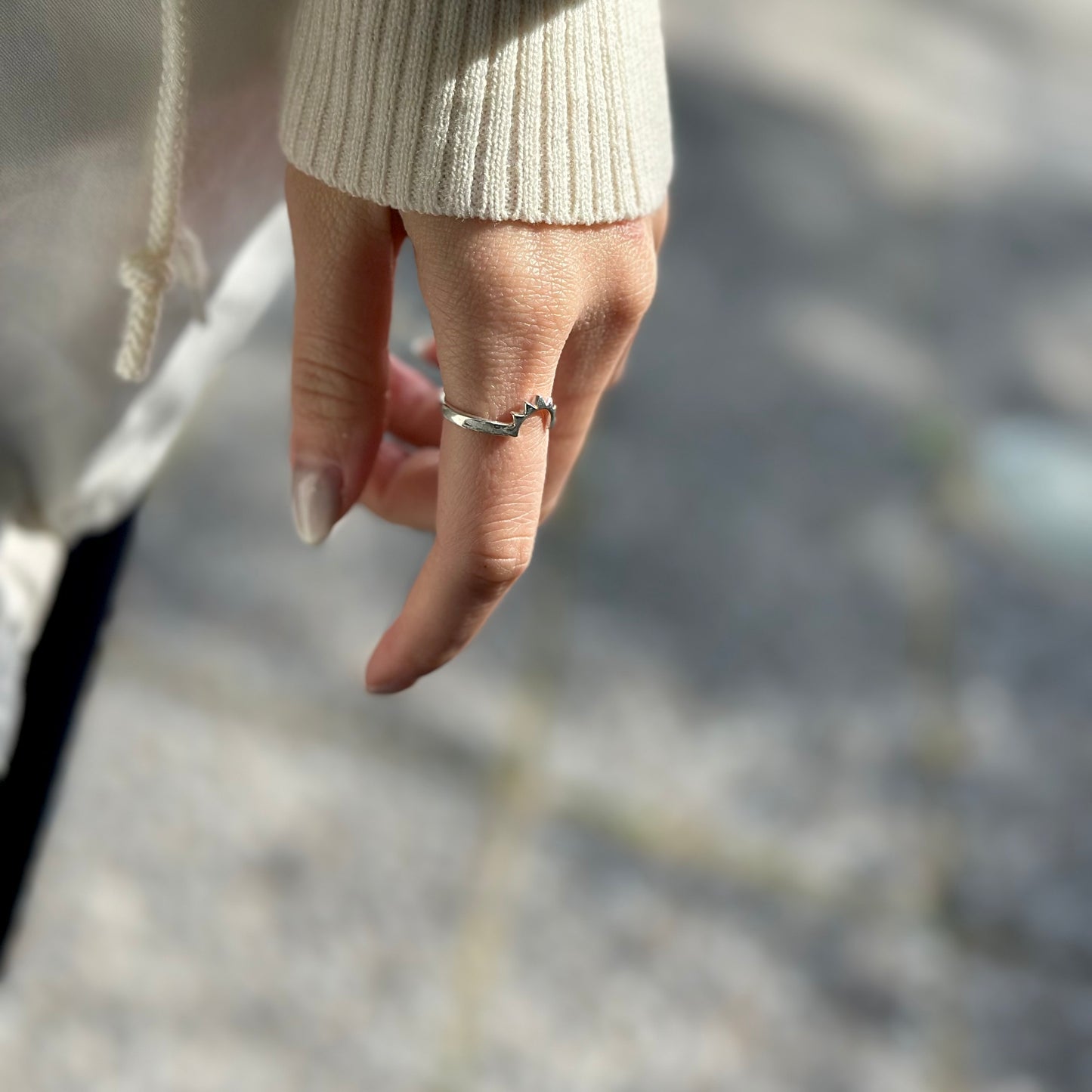 Silver925 plain ring 2
