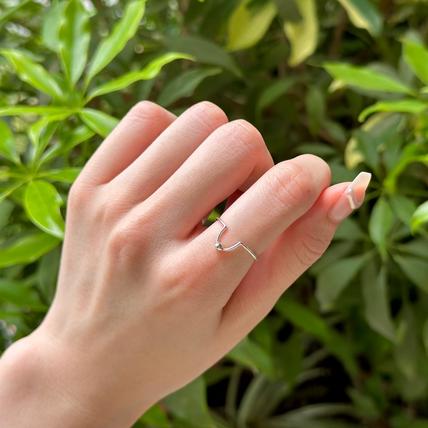 Silver925 plain ring 58