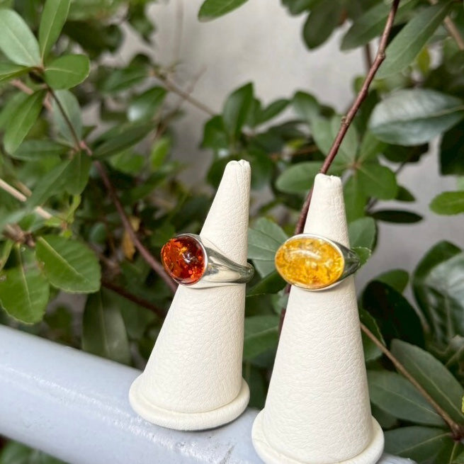 Amber design ring 3
