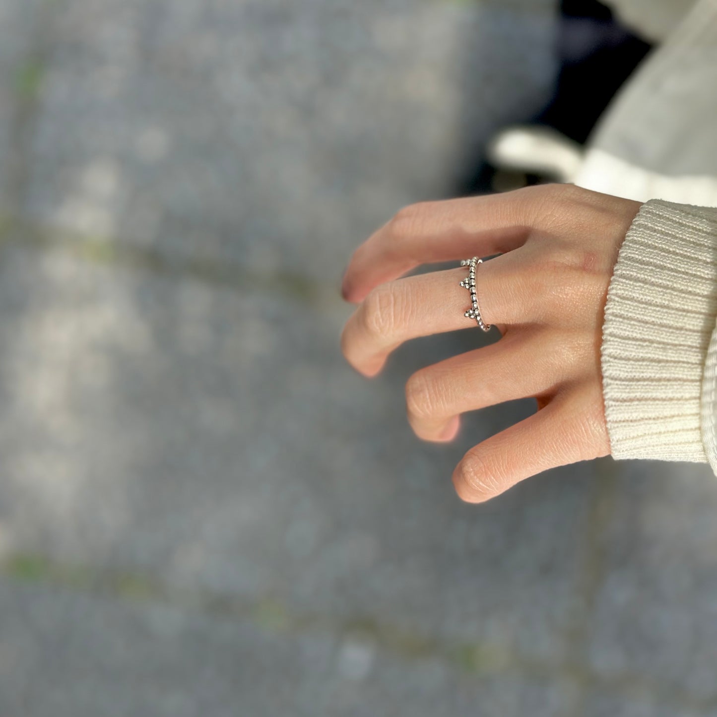 Silver925 plain ring 1