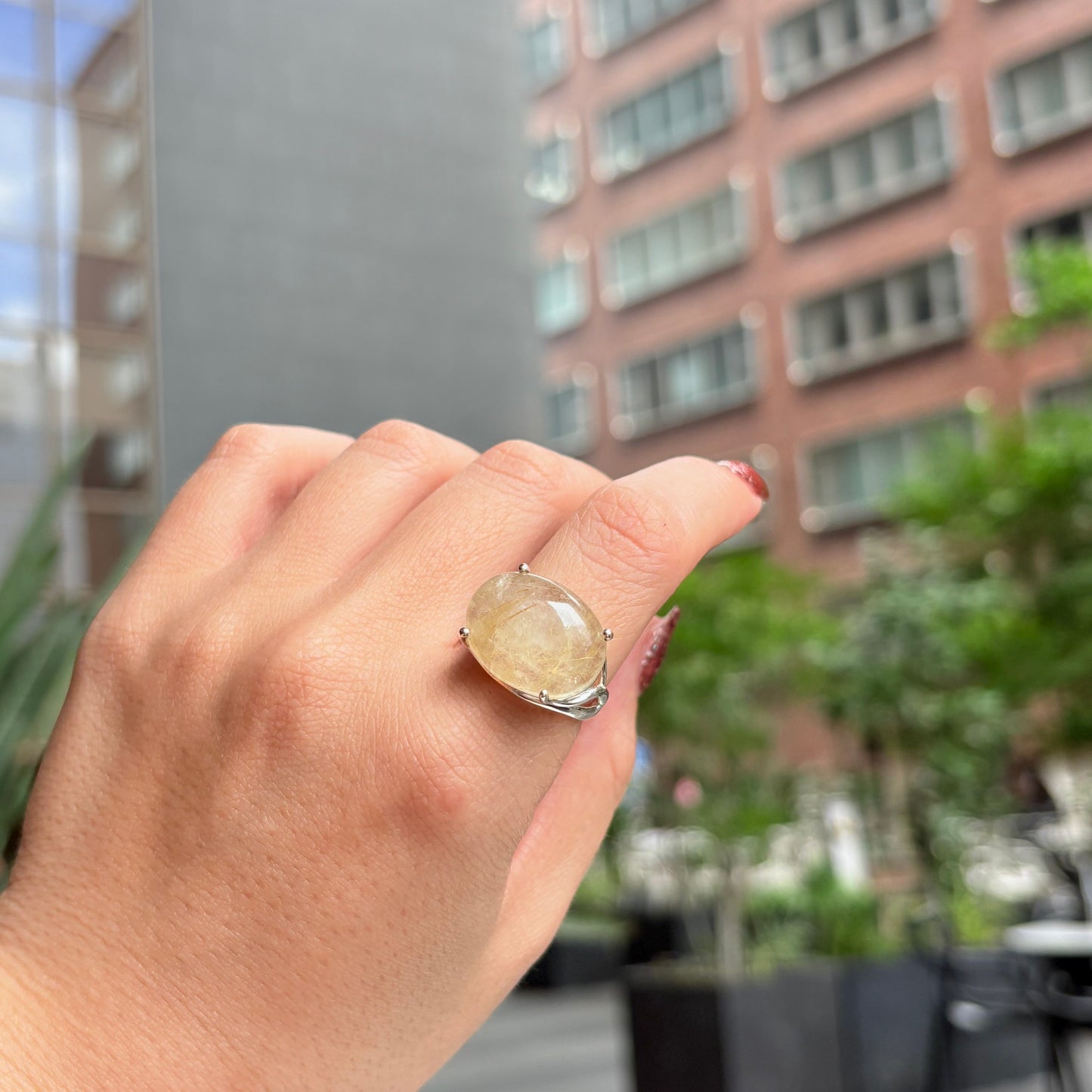 Big stone design ring 2