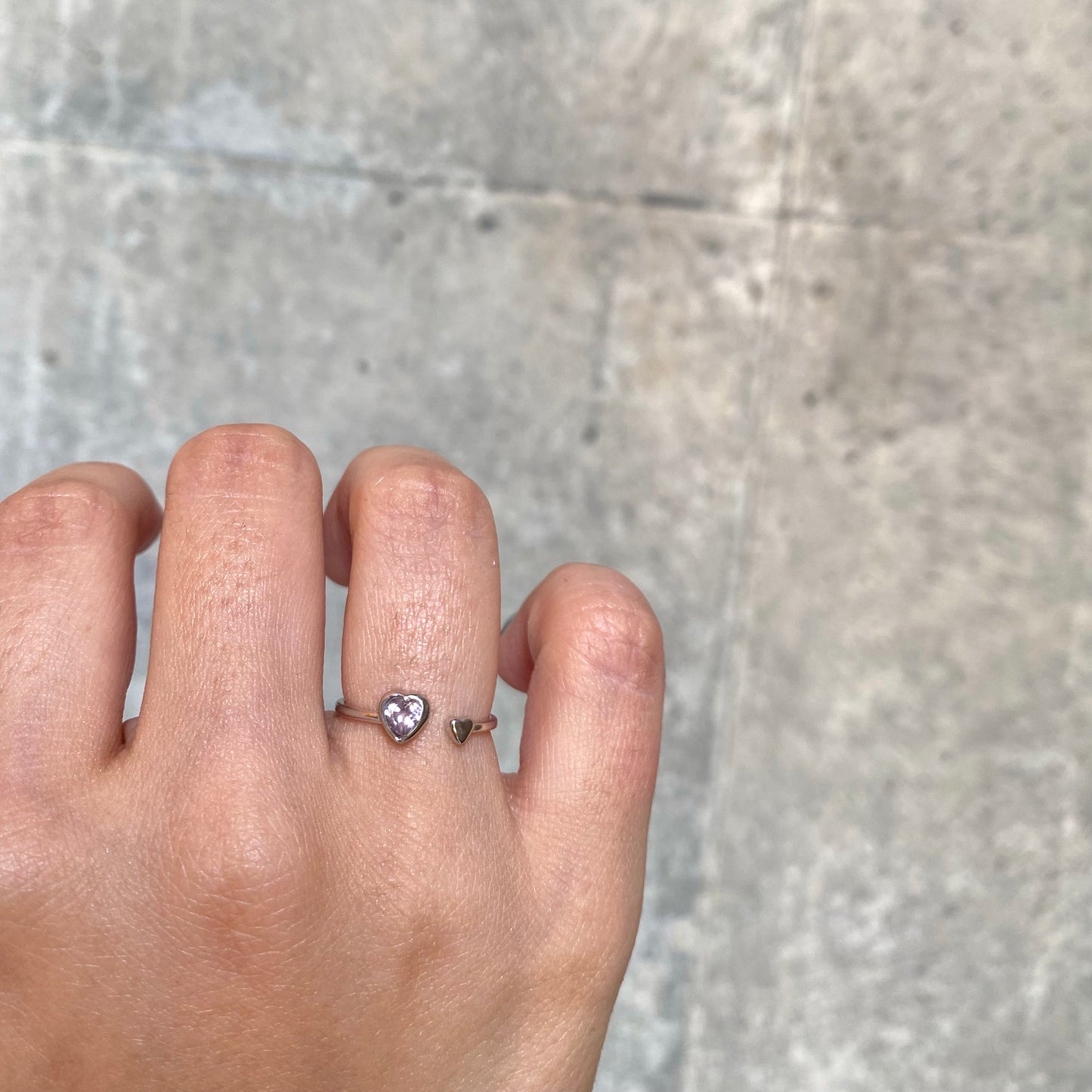 Heart fork ring 1