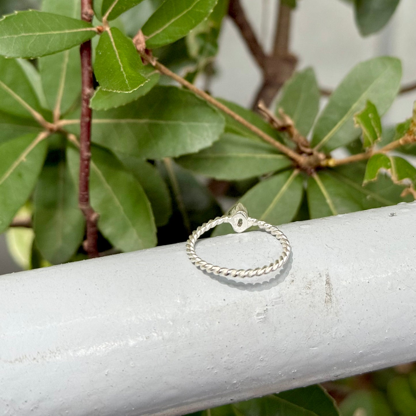 Herkimer diamond ring 1