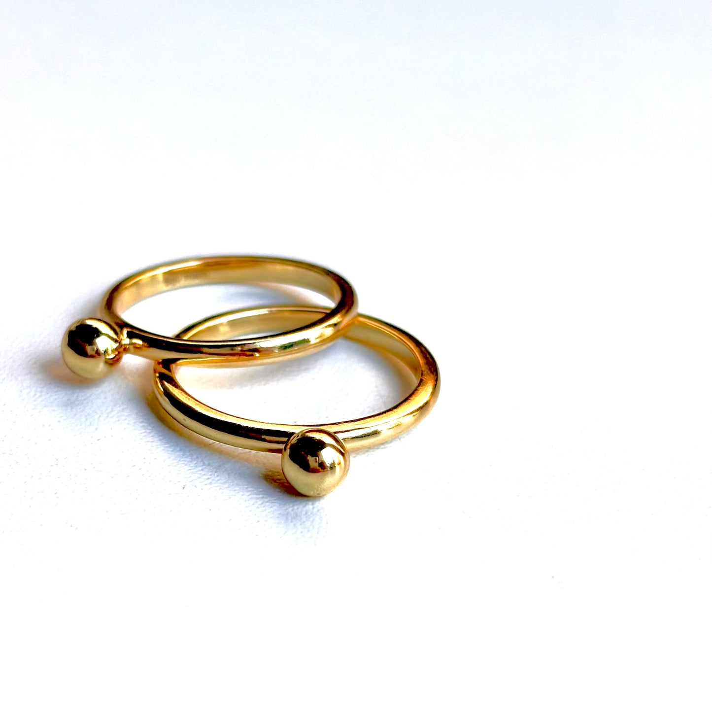 Brass plain ring〈Ball〉2