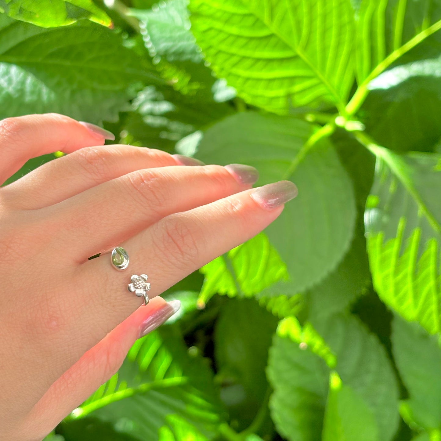 Flower design ring 15