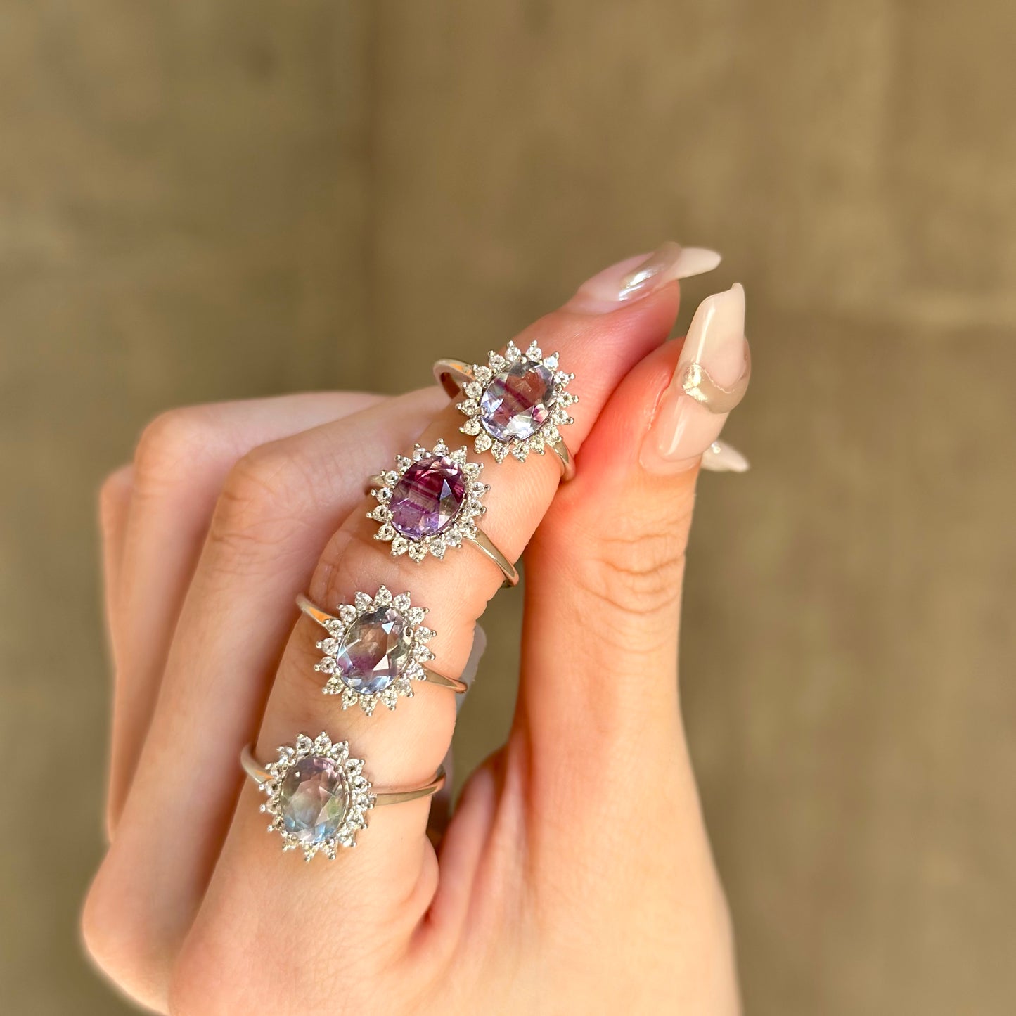 【poco】Fluorite ring