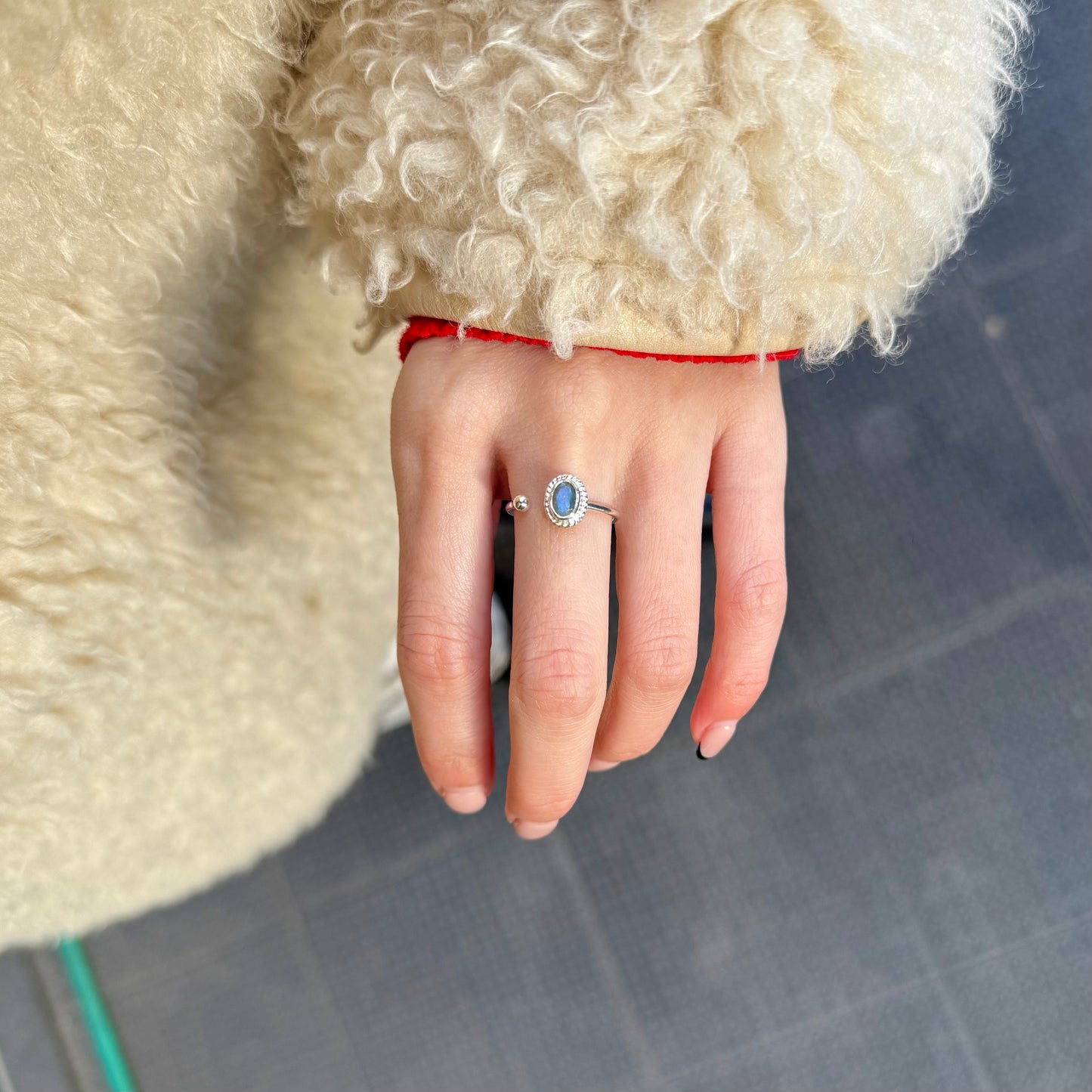 1stone fork ring