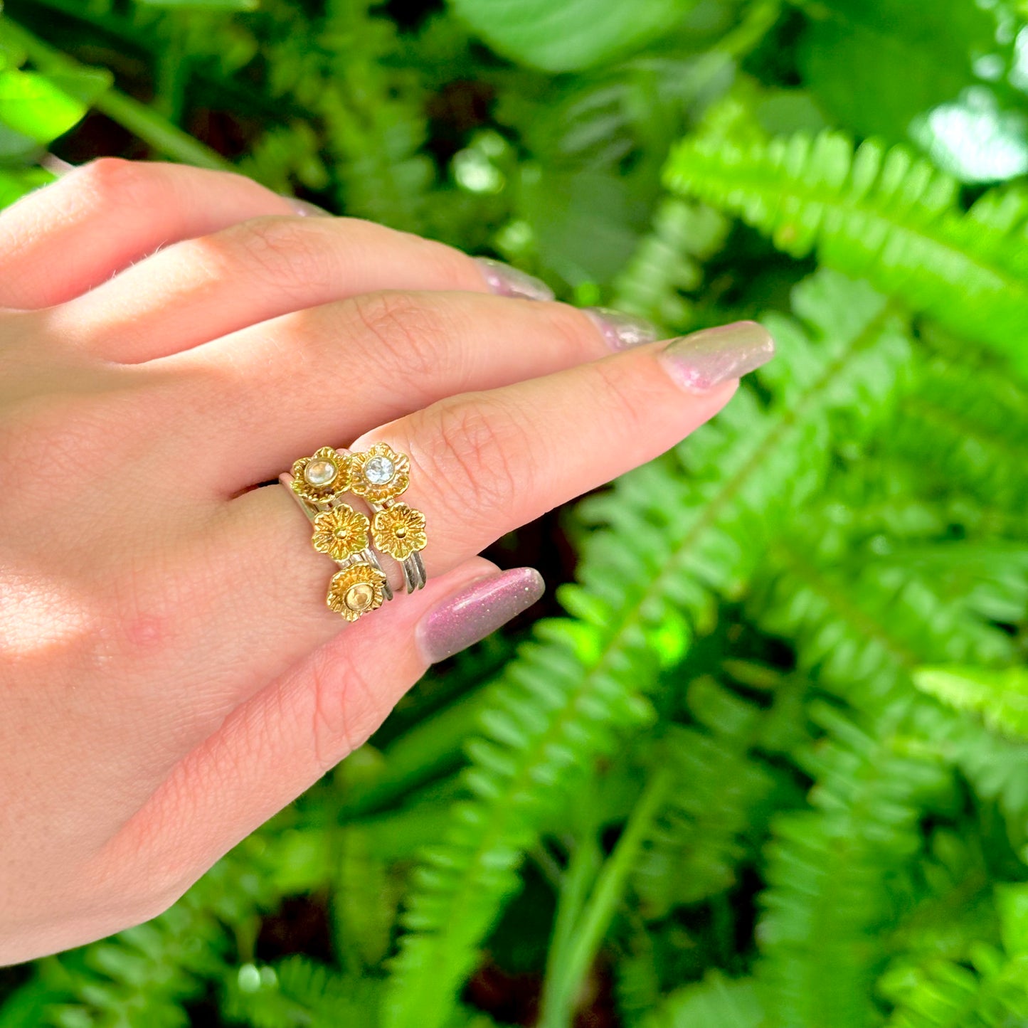 Flower stacking ring