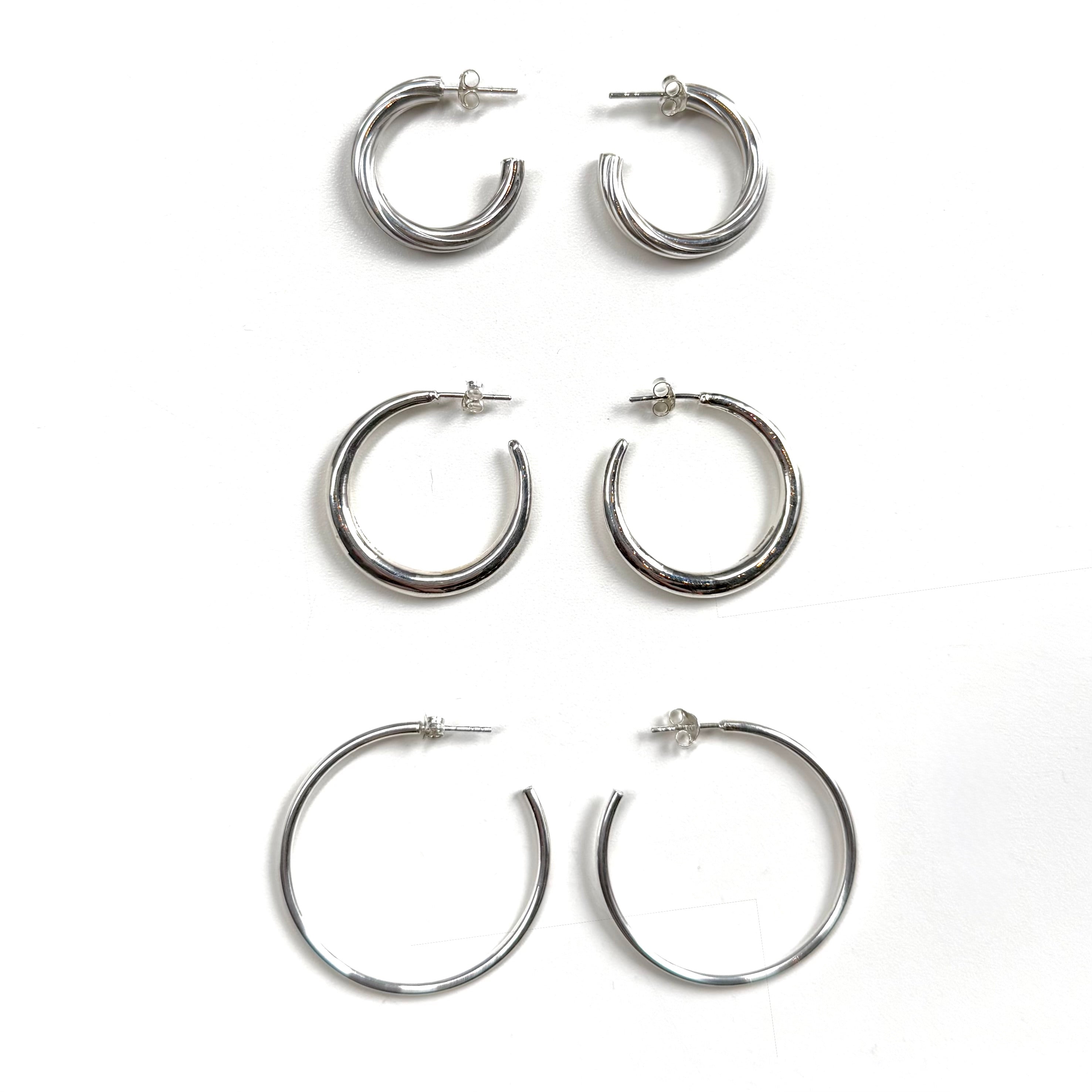Silver925 Hoop pierce 7 – Biju mam