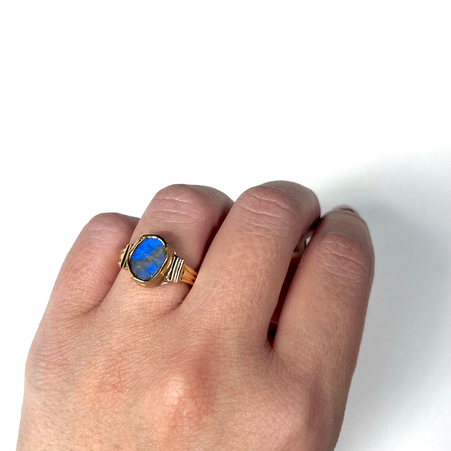 Brass design ring 4