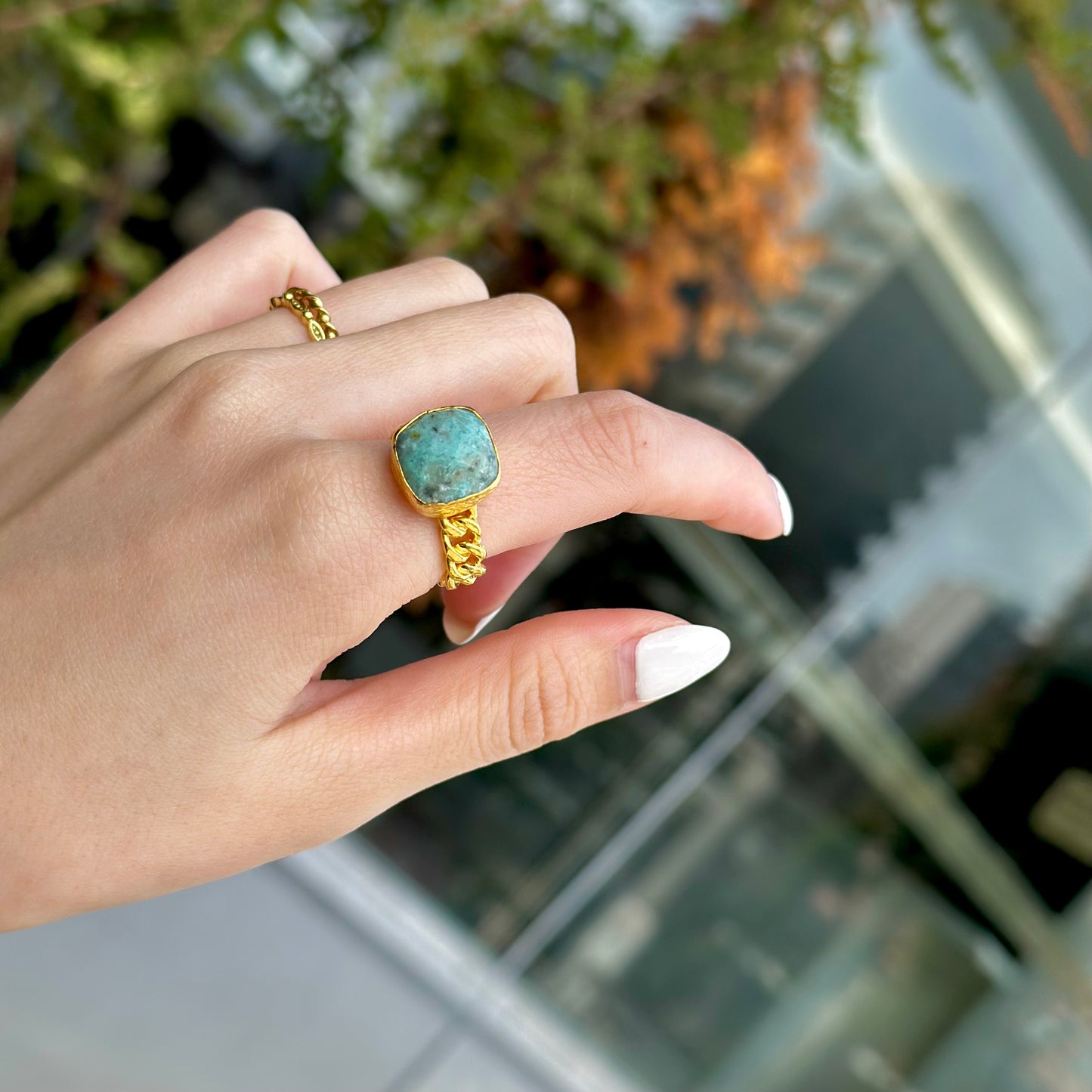 Brass design ring 3