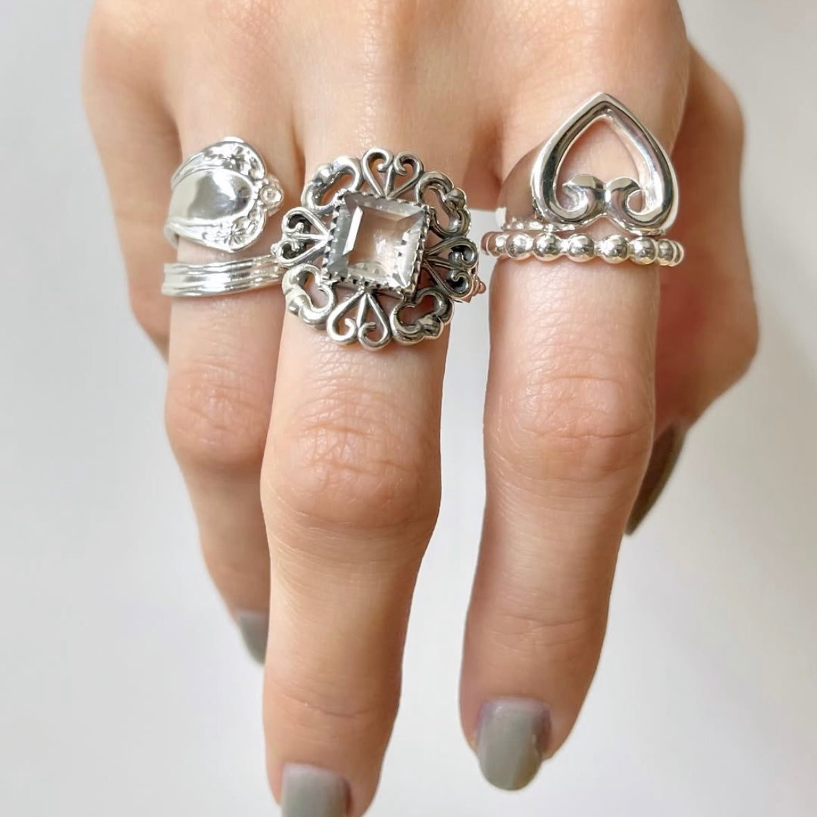 Silver925 design ring 16
