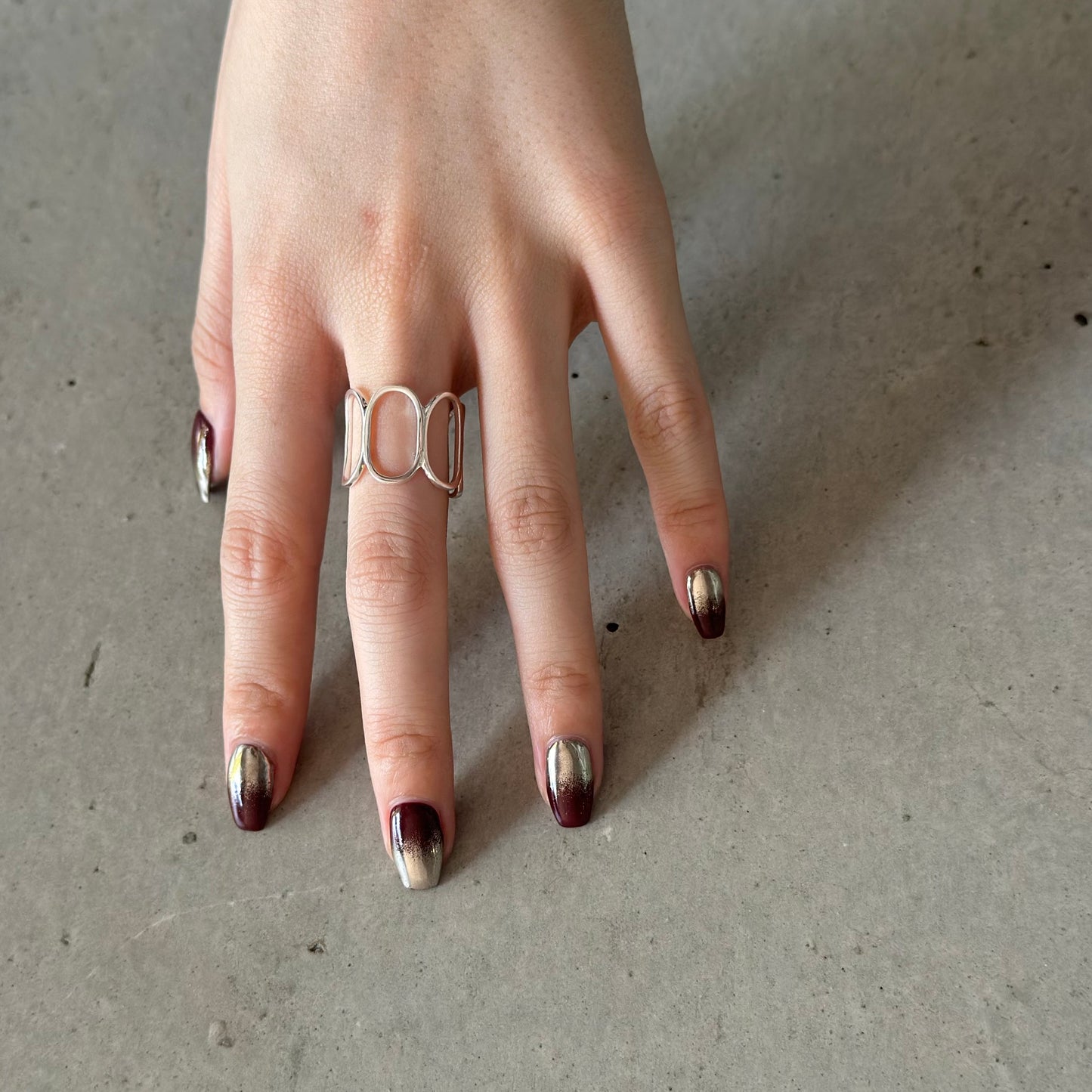 Silver925 plain ring 86