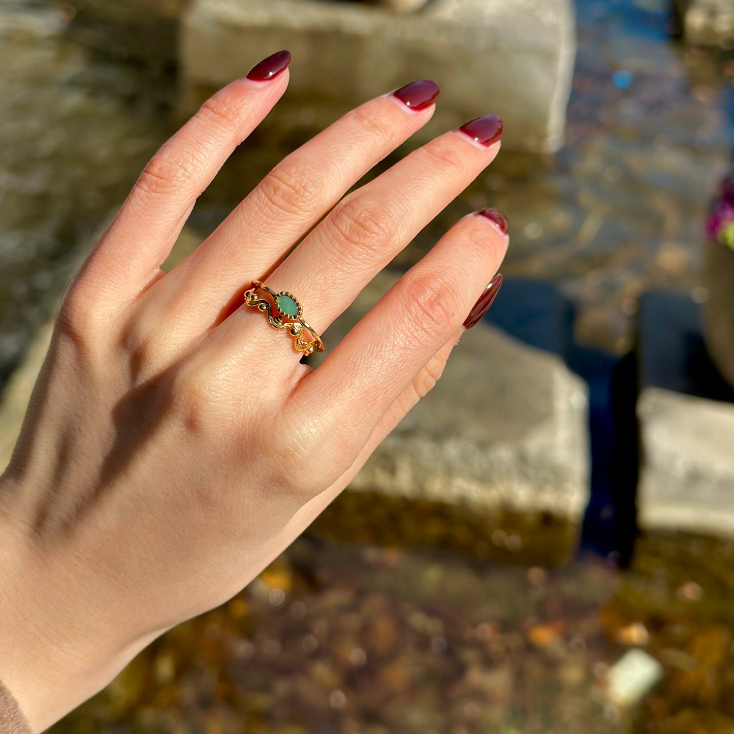 Brass petit ring 50