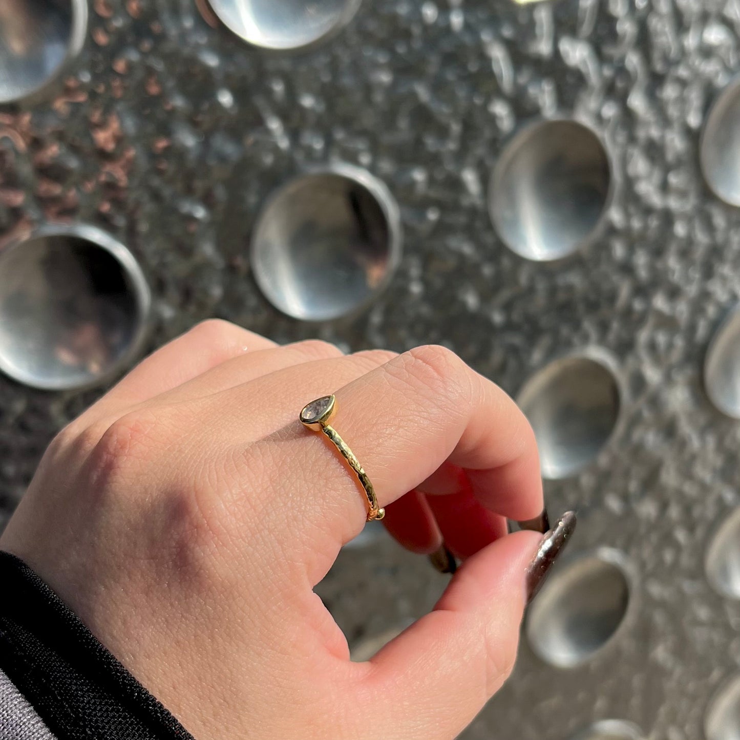 Brass petit ring 42