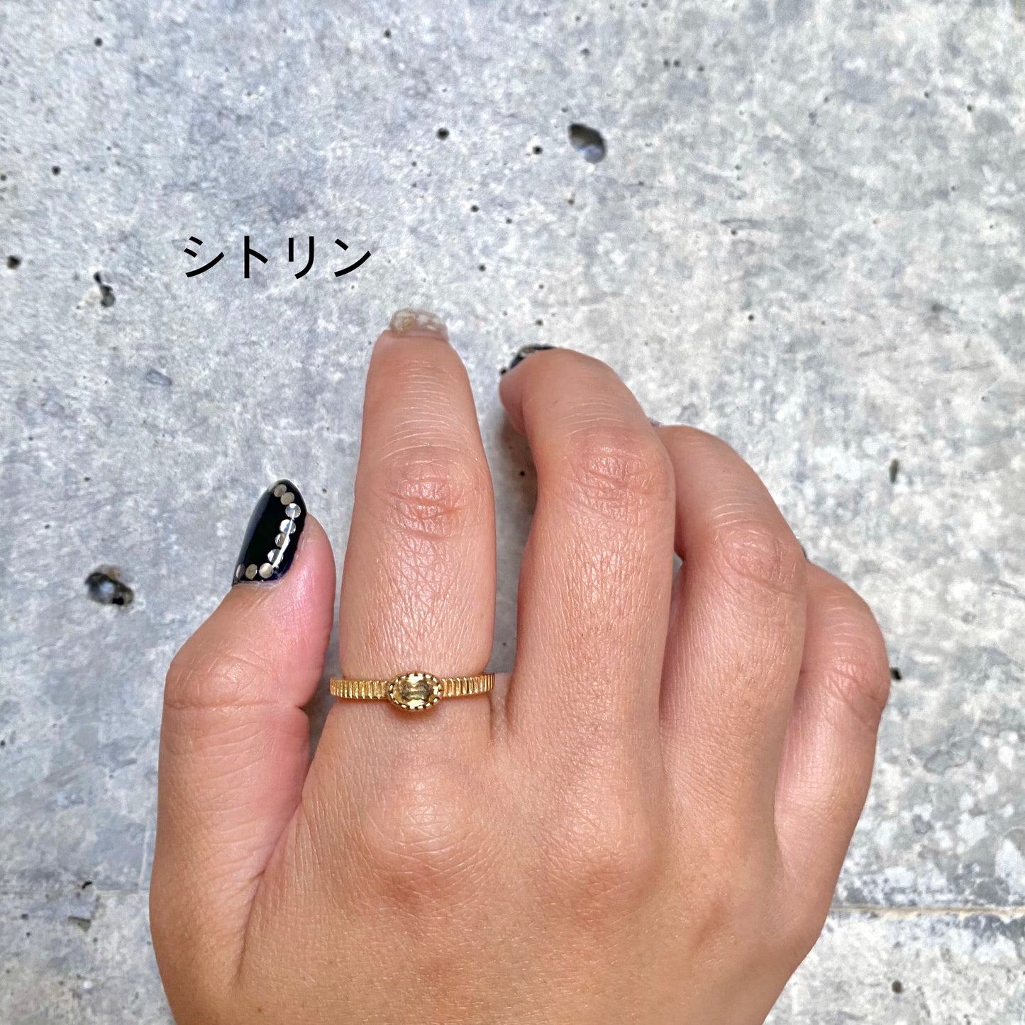Brass petit ring 15